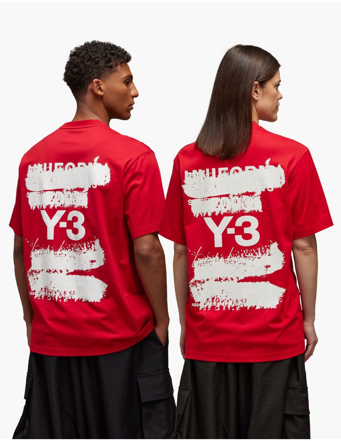 Camiseta back print "Crossed" Y-3