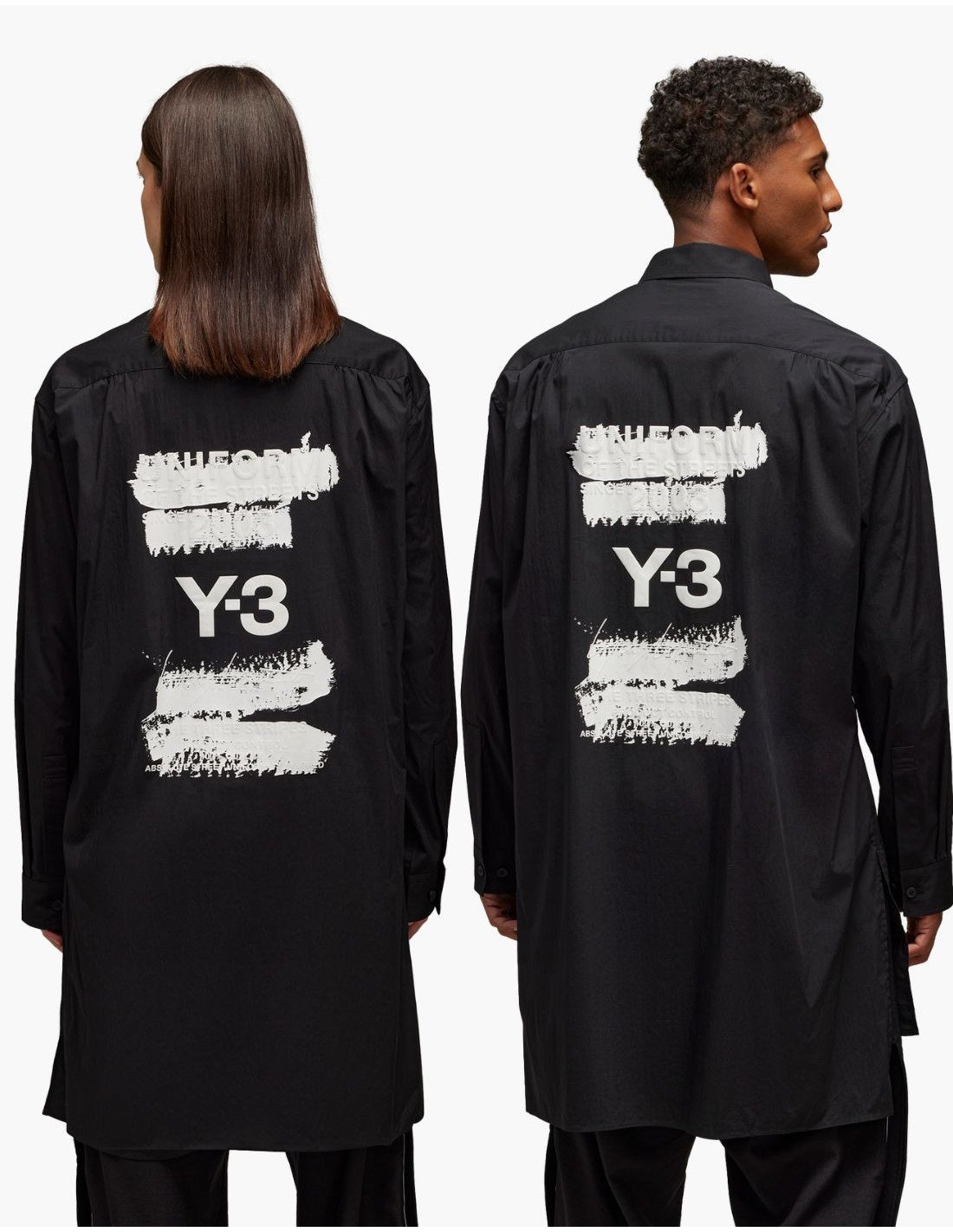 Camisa back print "Crossed" Y-3