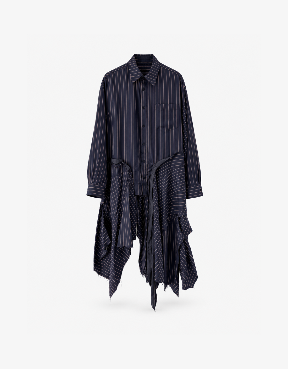 Camisa tejido combinado "Bias Interlock Shirt"