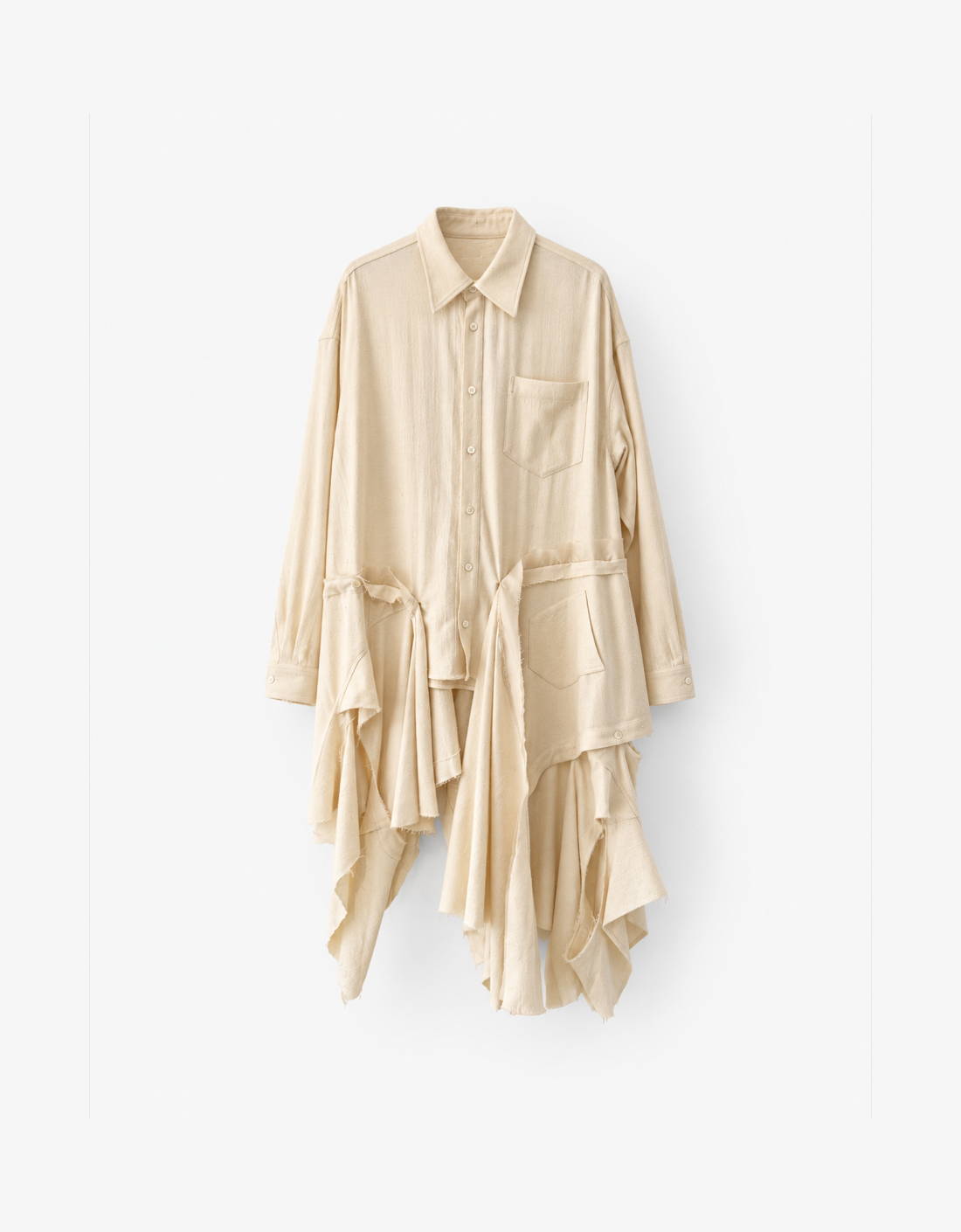 Camisa tejido combinado "Bias Interlock Shirt"