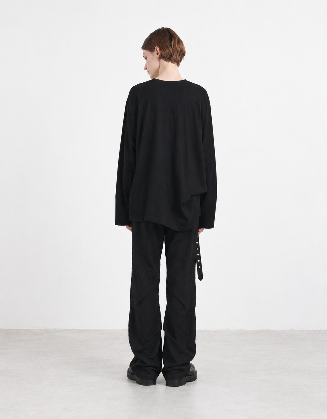 Sudadera algodón "Bias Drape Long Sleeve"