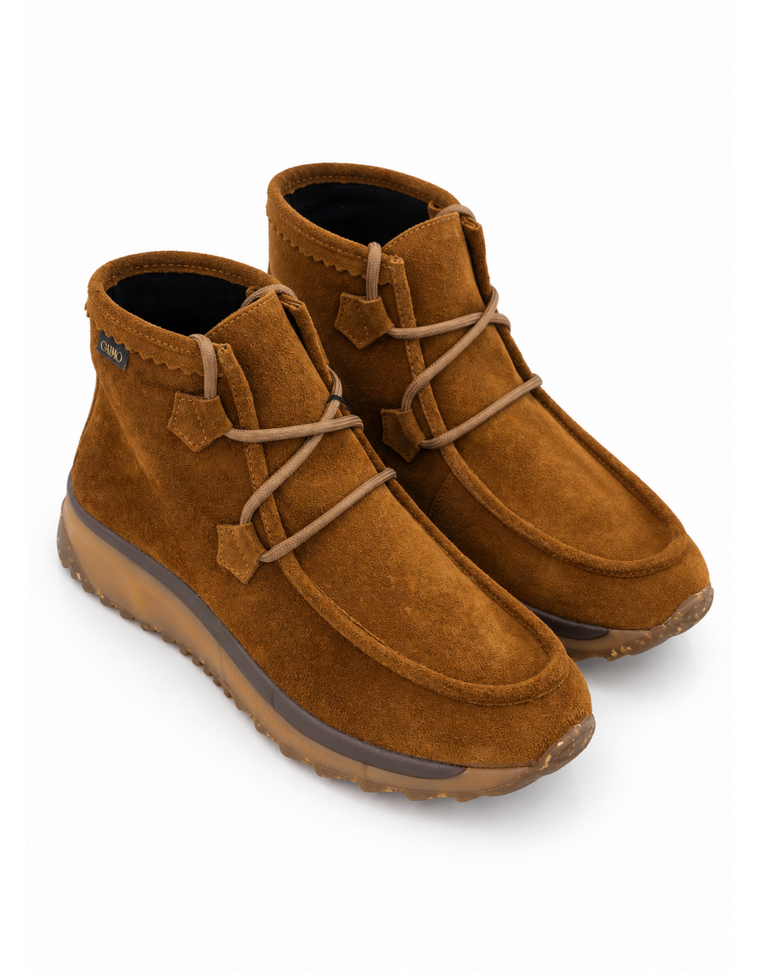 Botín wallabee serraje "Marcel" Date - par en tres cuartos