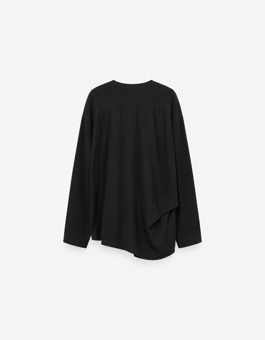 Sudadera algodón "Bias Drape Long Sleeve"