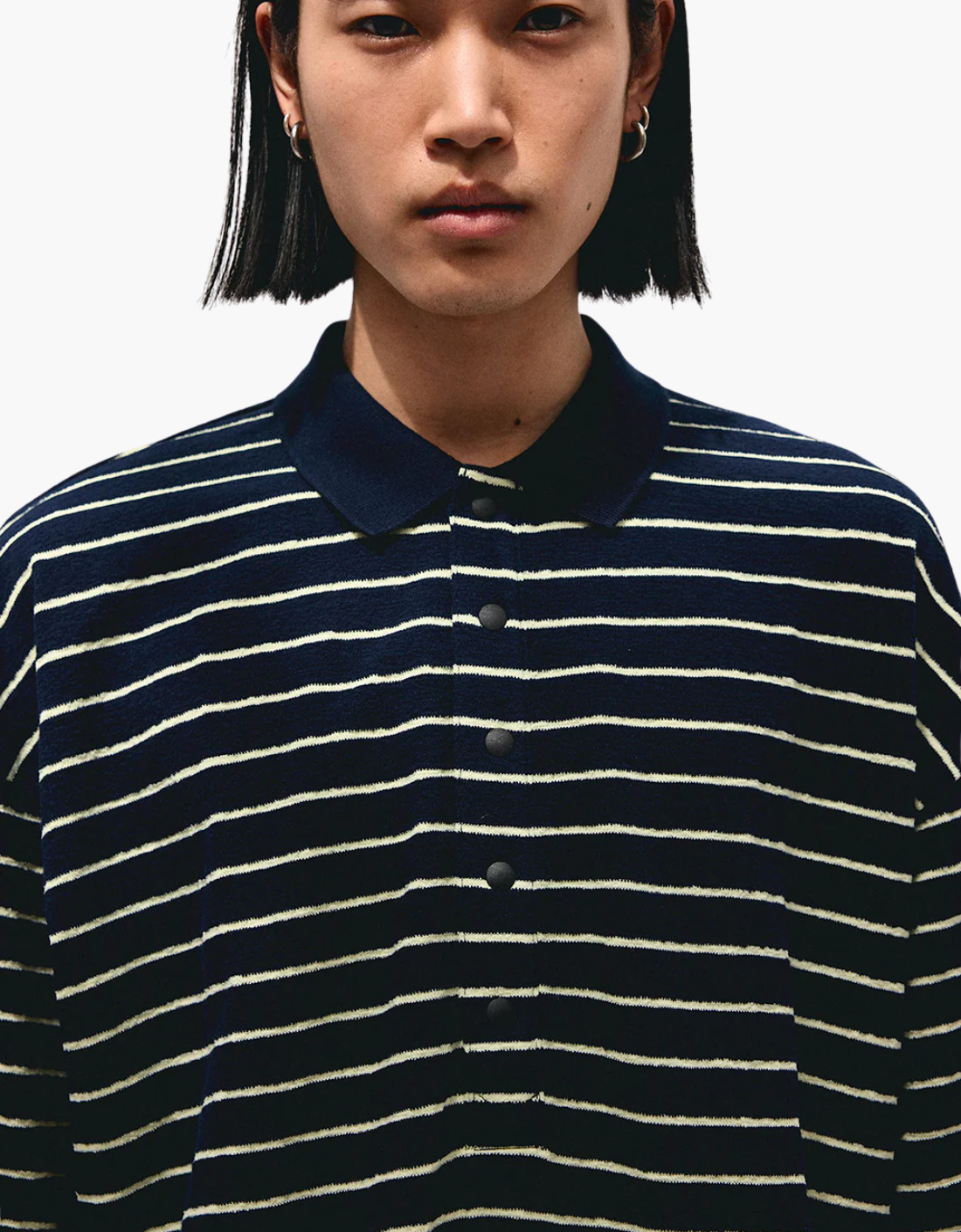 Polo oversize stripes "Terry" – vista 11