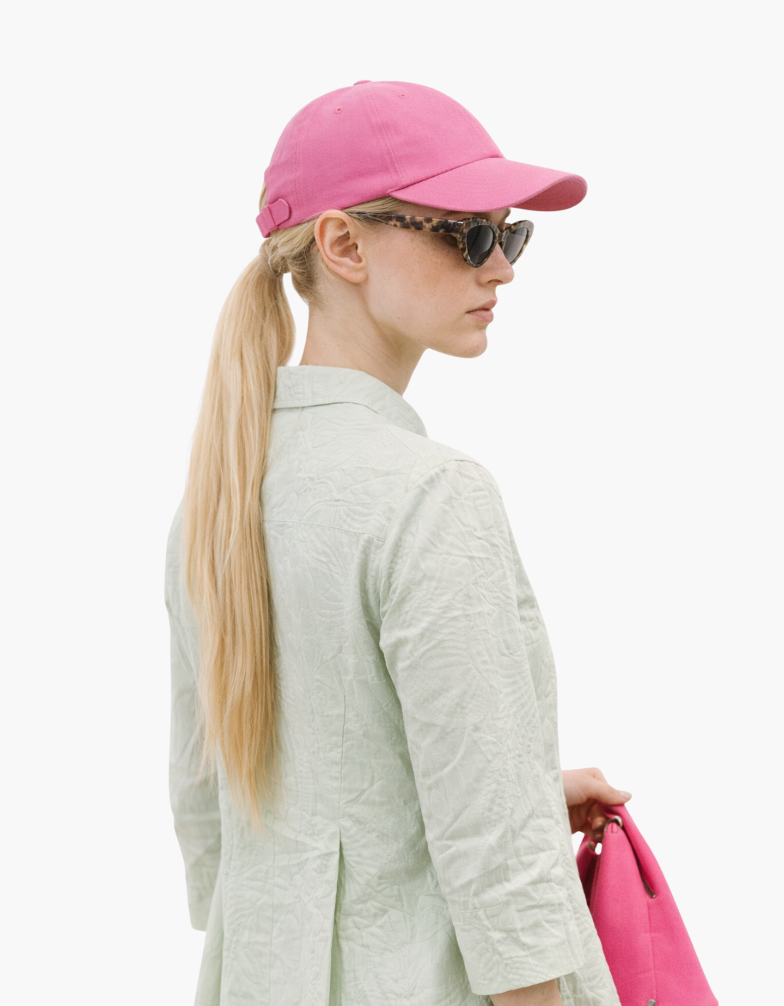 Blusa con vuelo "Embossed" – vista 3