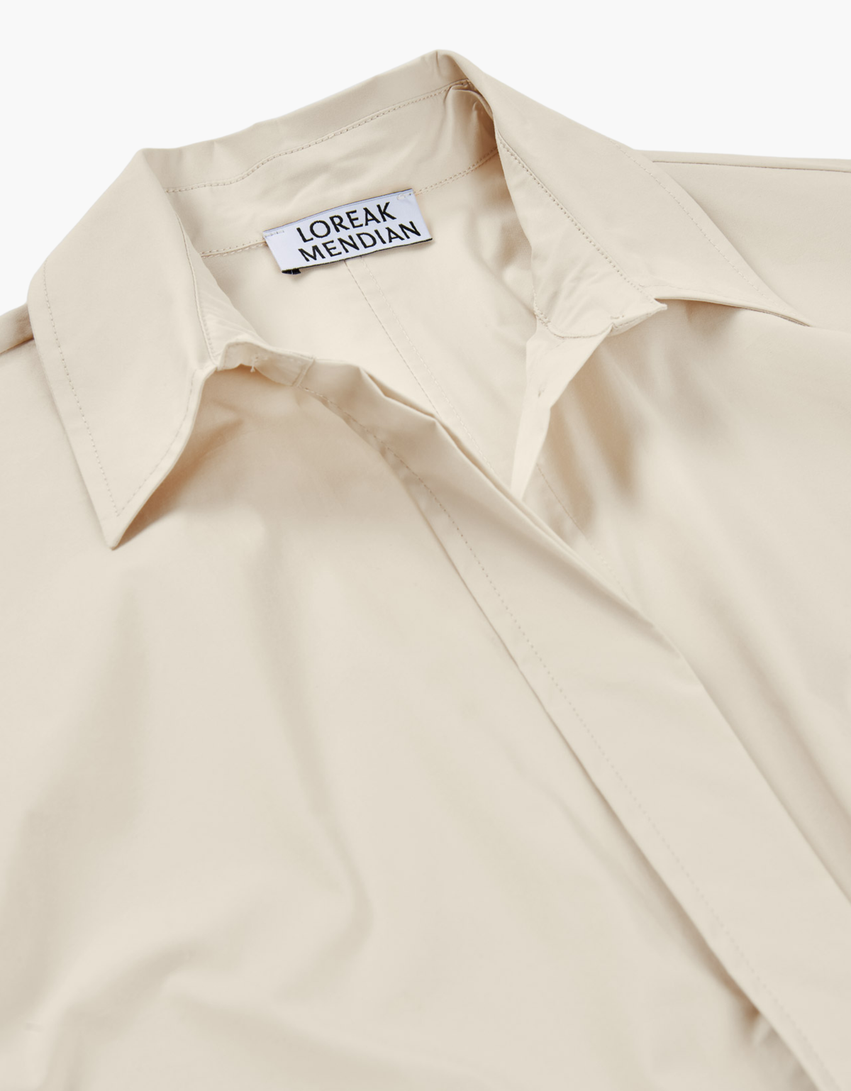 Vestido popelín camisero "Lore" – vista 10