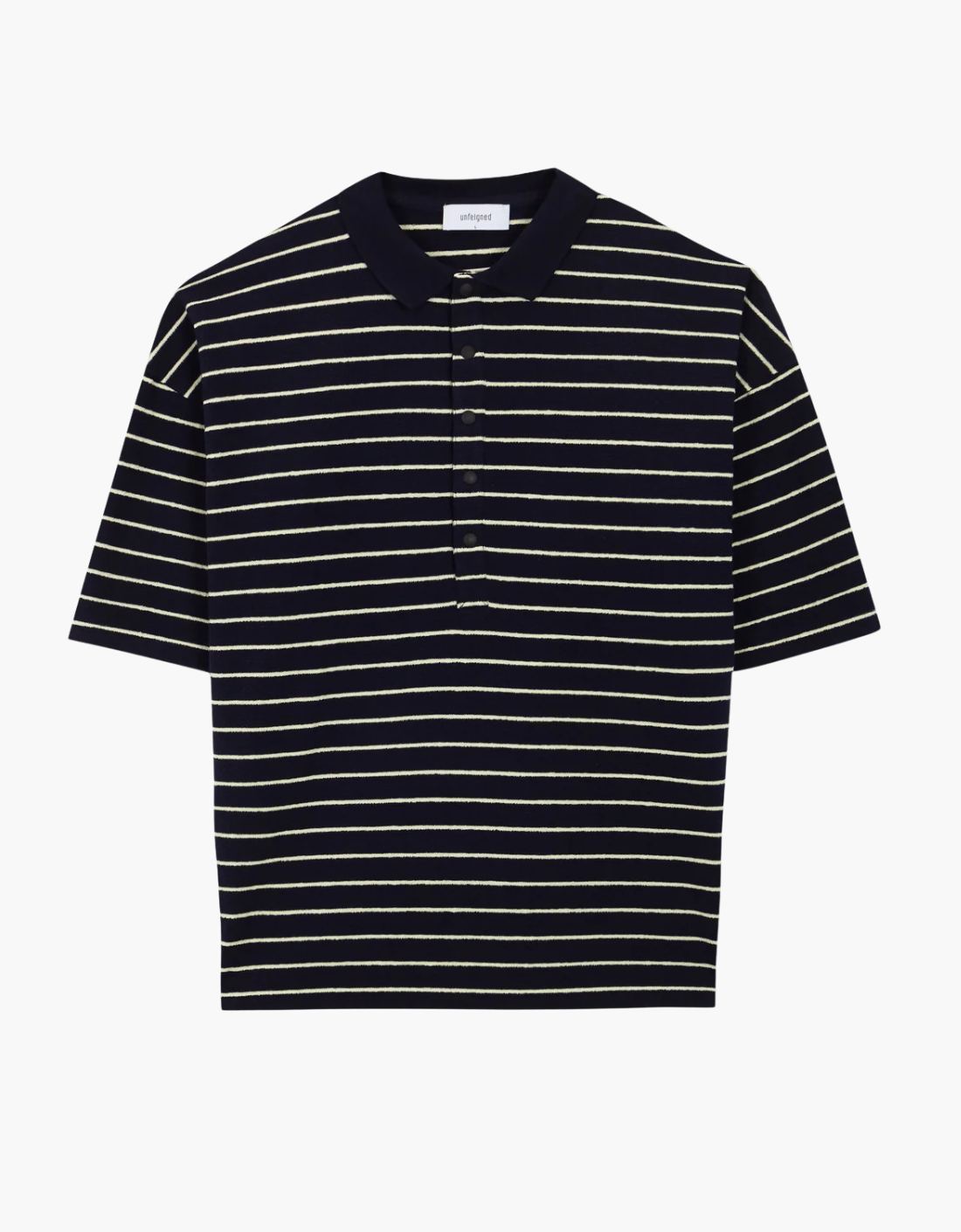 Polo oversize stripes "Terry" – vista 5