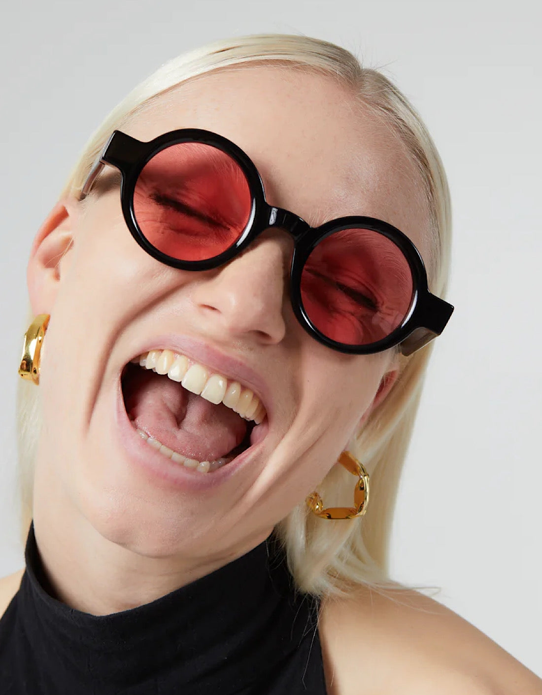 "Adrian Black Laser" glasses