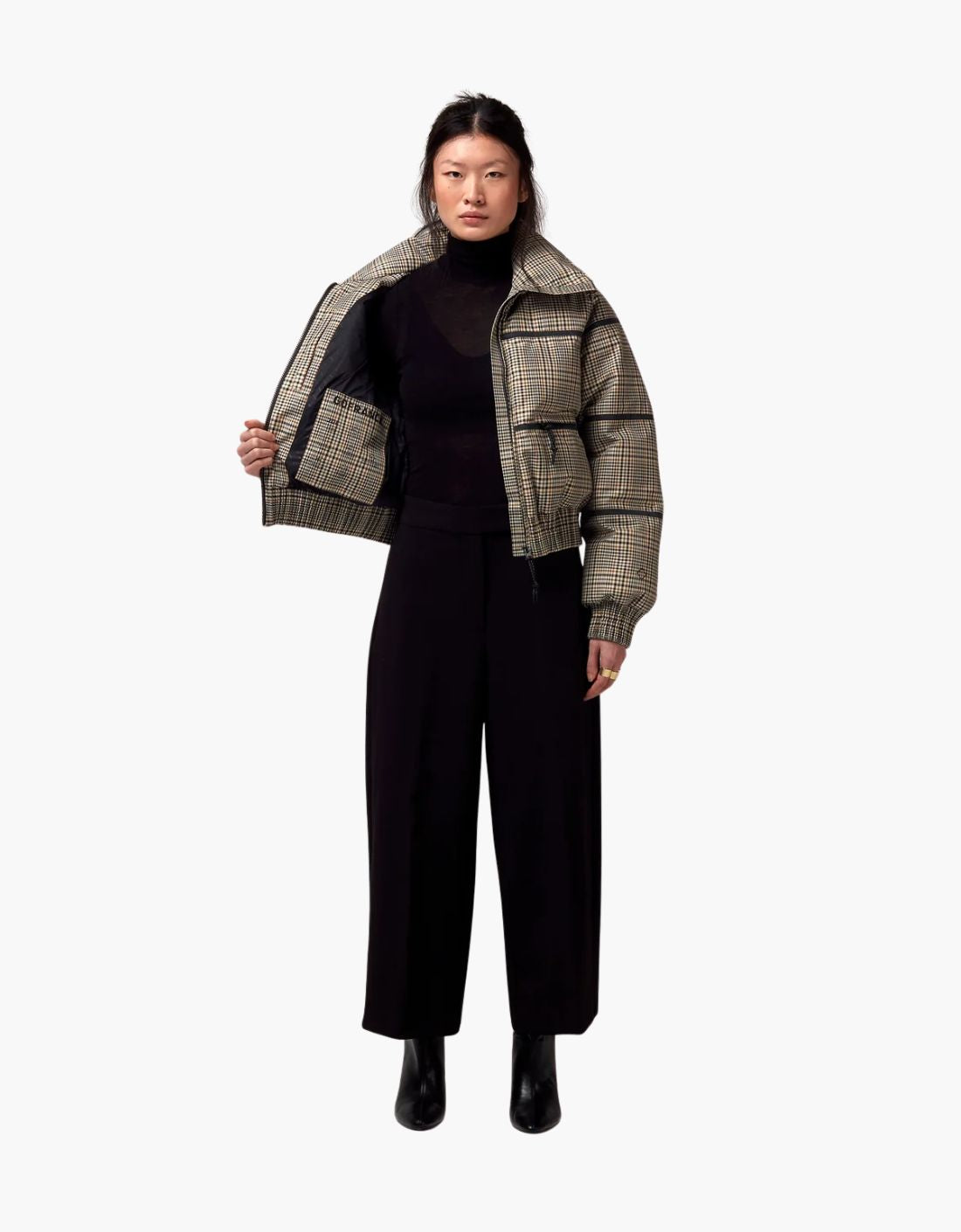 Abrigo acolchado "Amaya Classic Check"