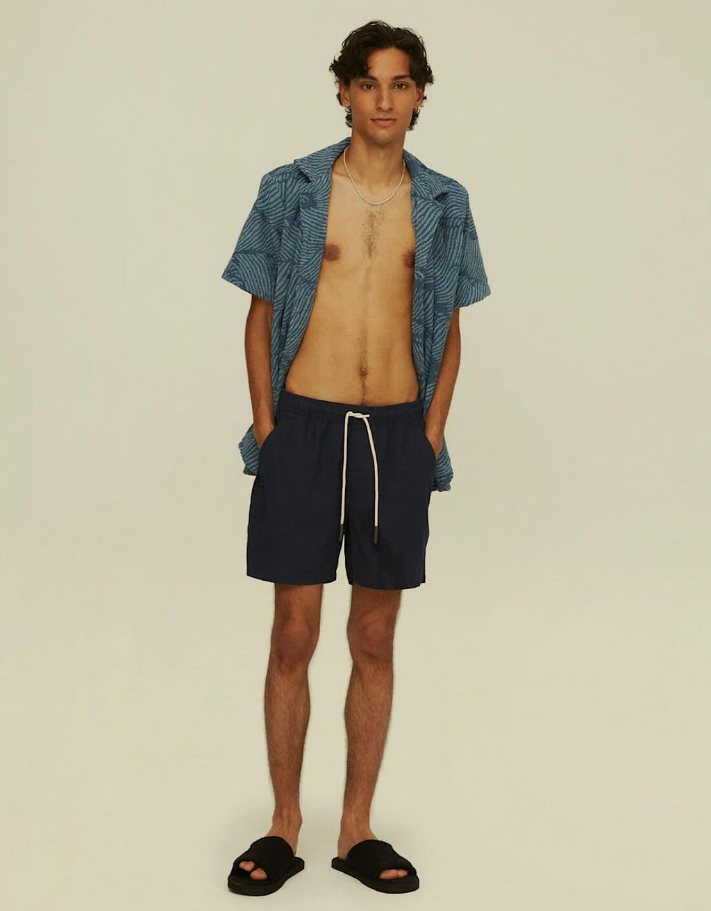 Short Lino Navy