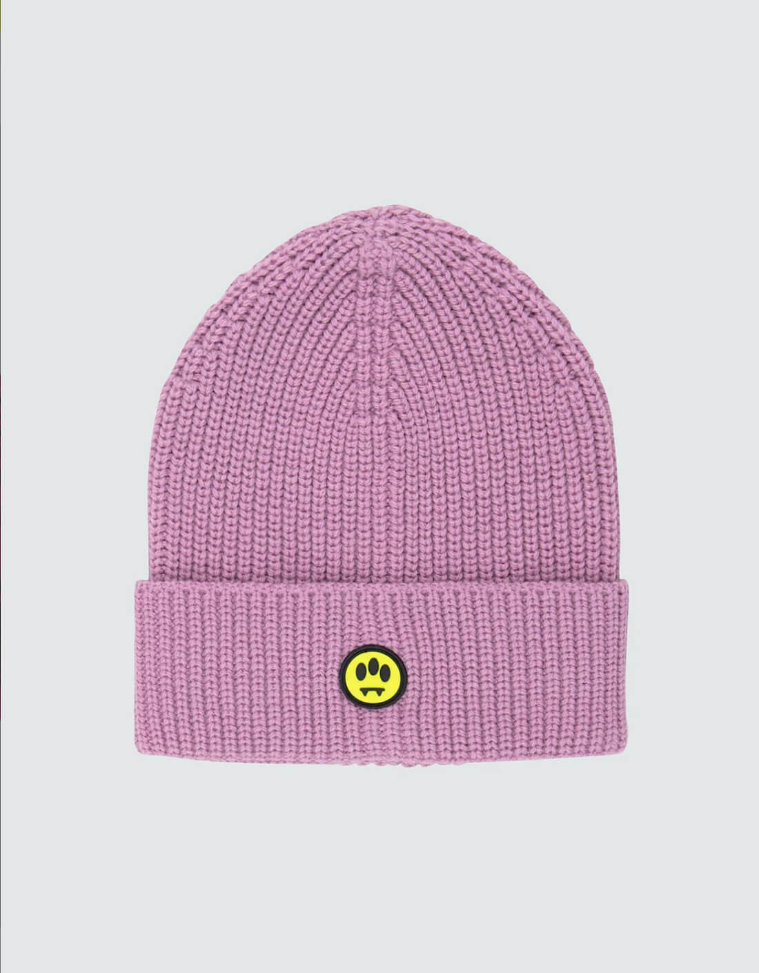 Gorro de lana rosa de la marca BARROW, con diseño cálido y suave, ideal para invierno y uso diario.