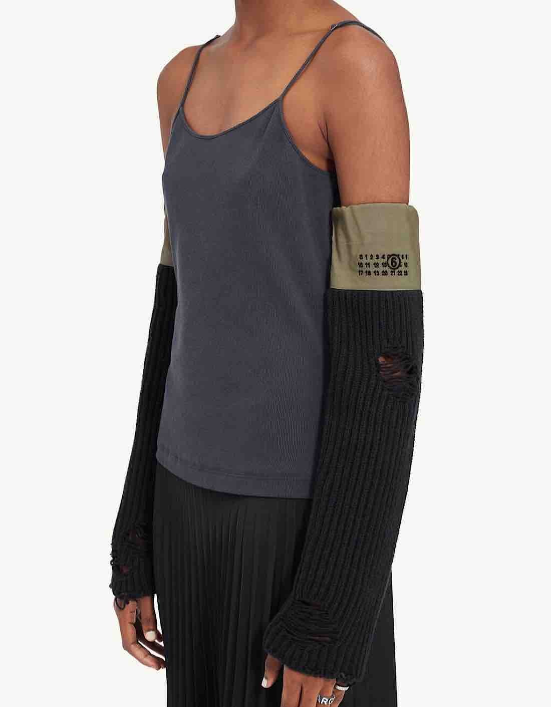 Mangas dos tejidos MM6