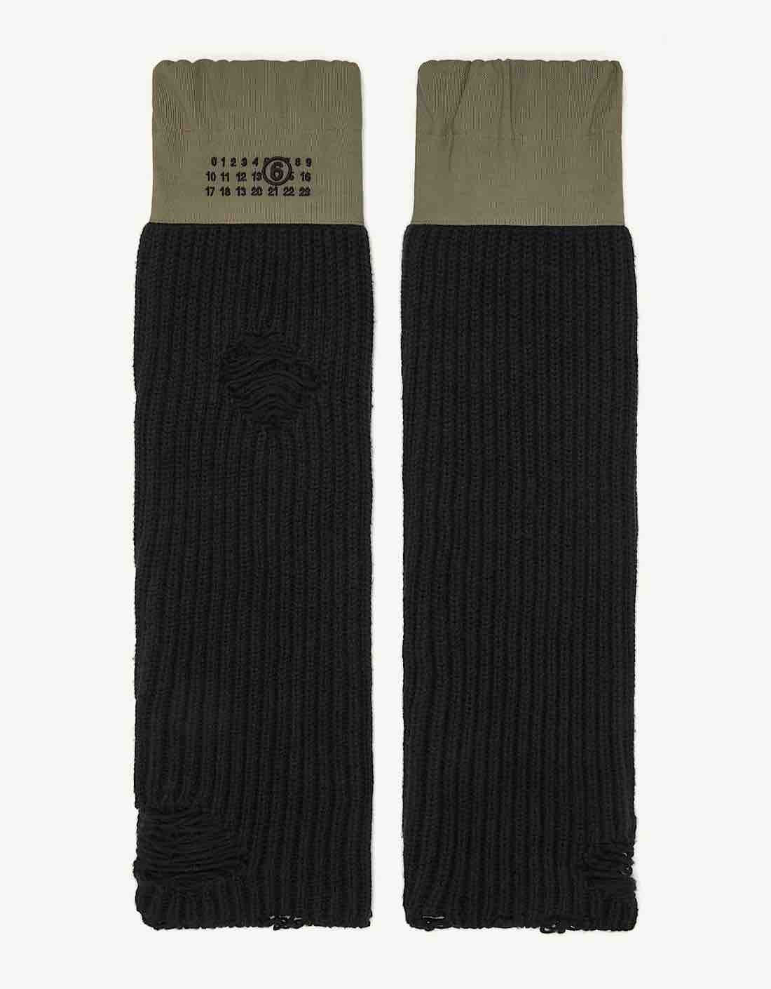 Mangas dos tejidos MM6