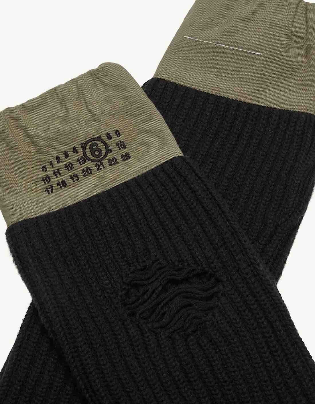 Mangas dos tejidos MM6