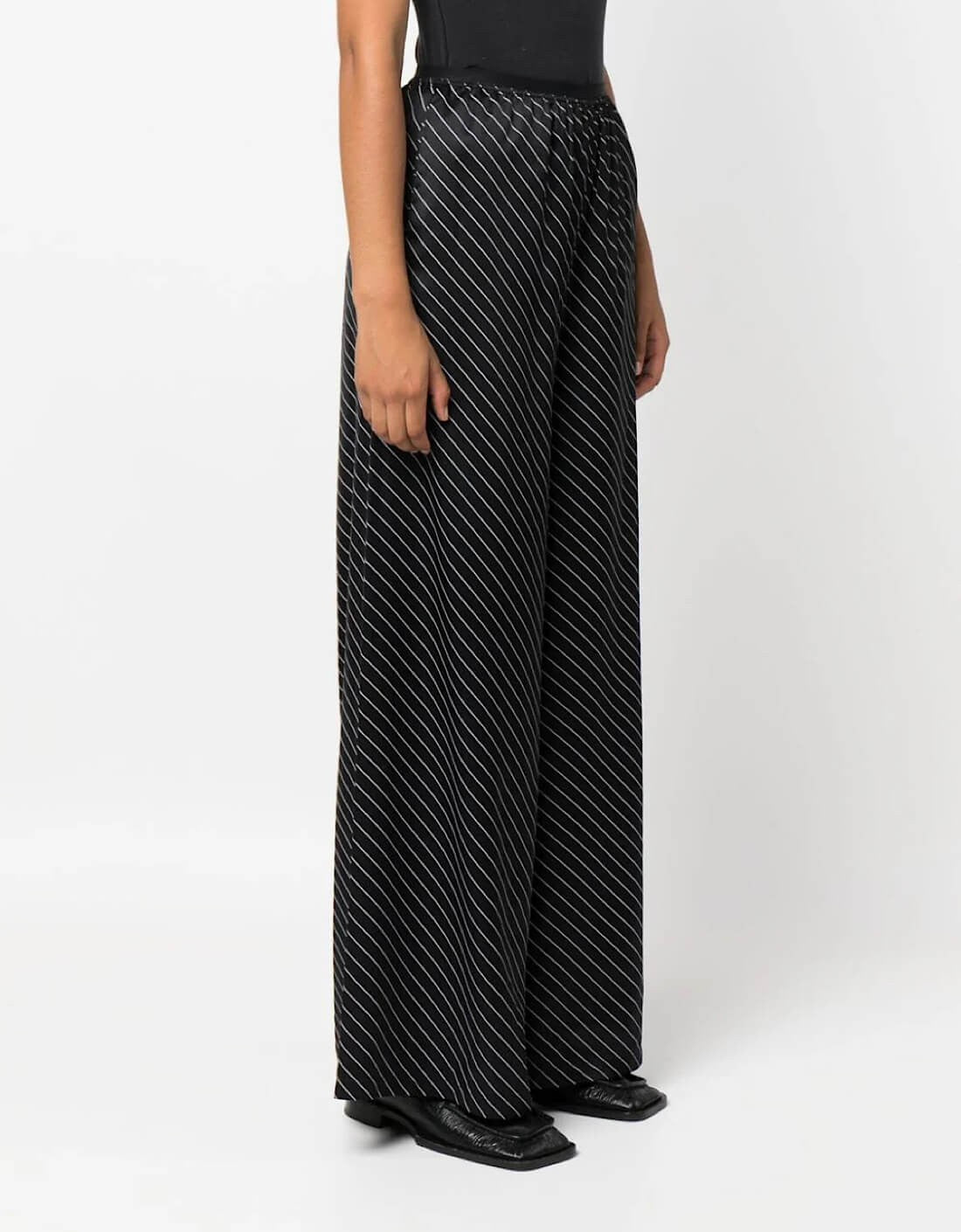 Diagonal striped trousers - MM6