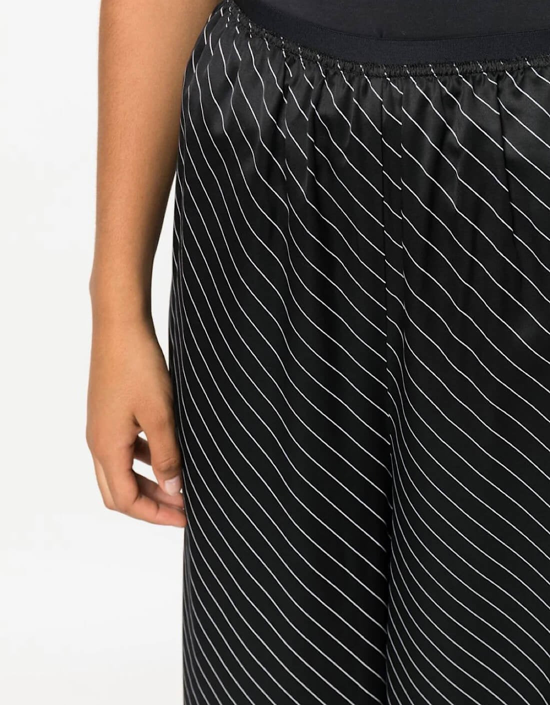 Diagonal striped trousers - MM6