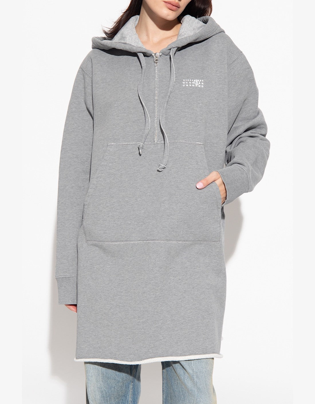 Sudadera Canguro Gris