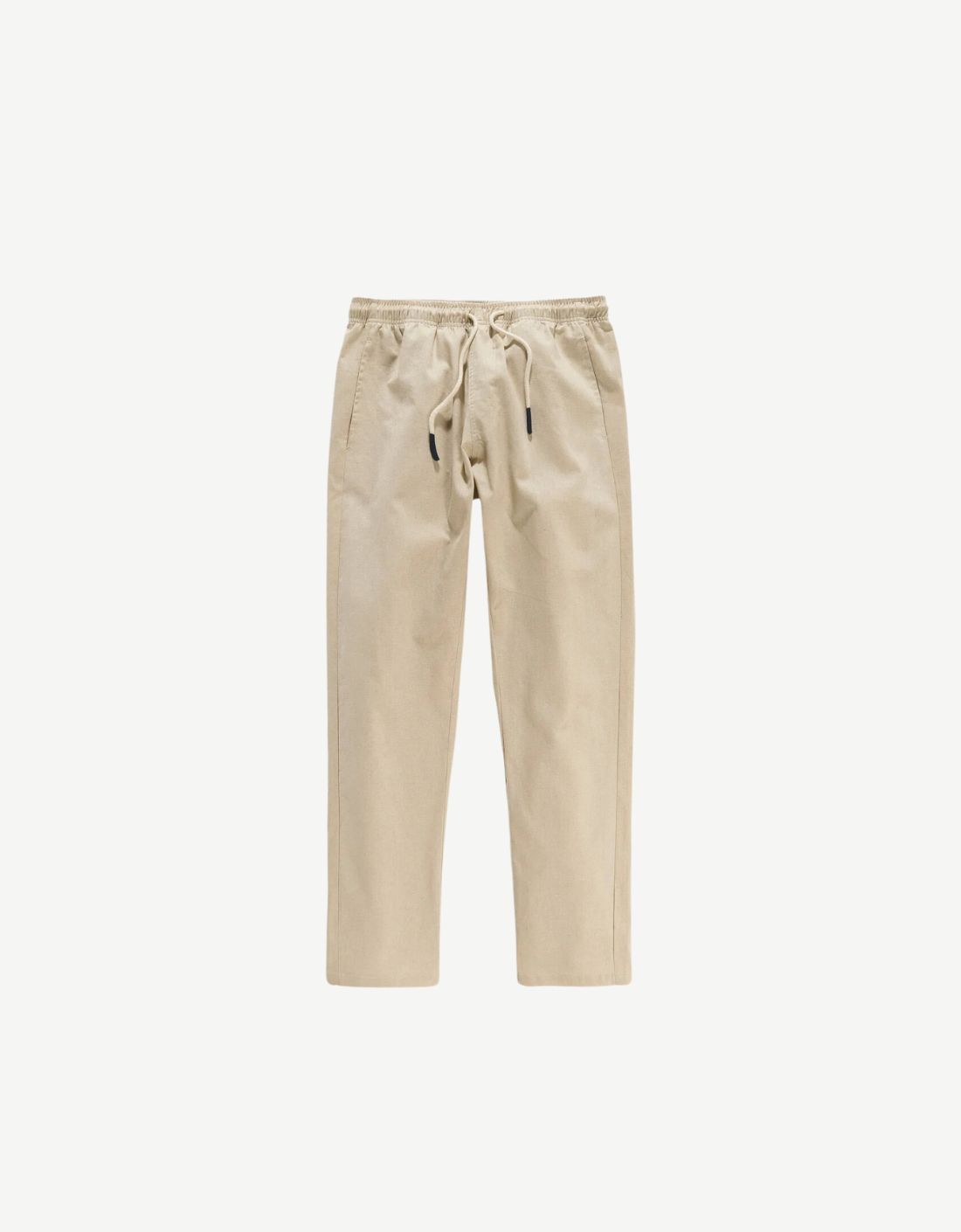 Pantalon en lin beige