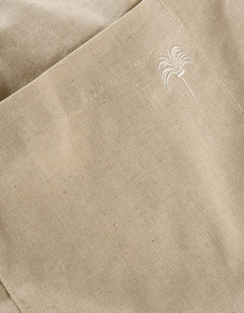 Pantalon en lin beige