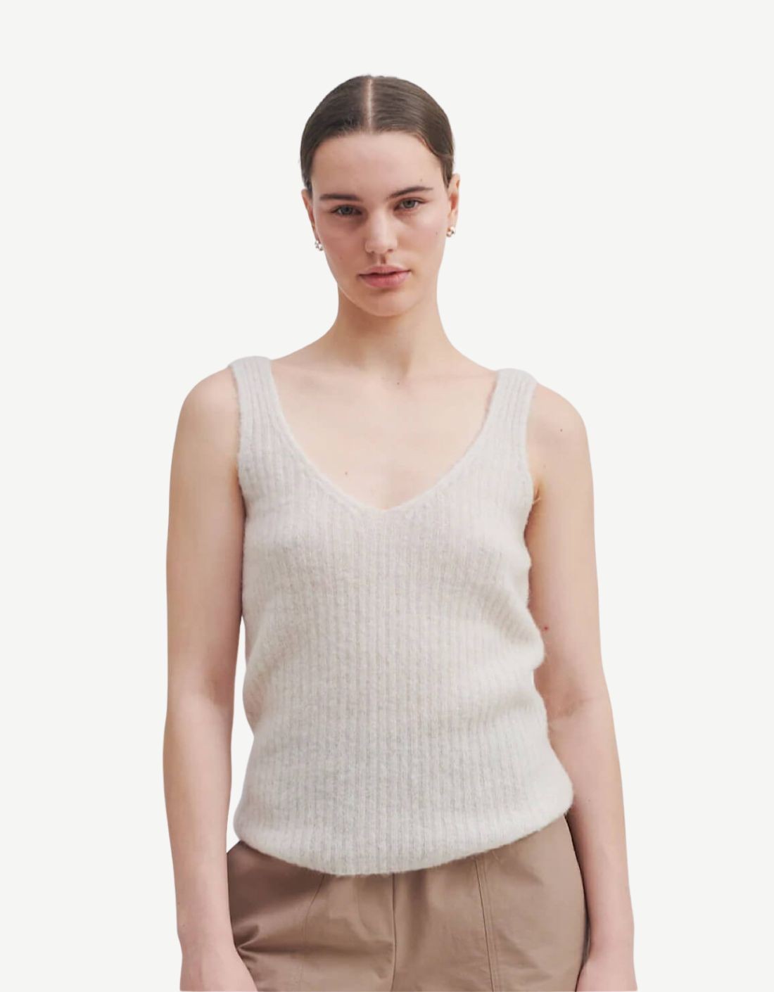 Haut en maille Ymma, sable d'été