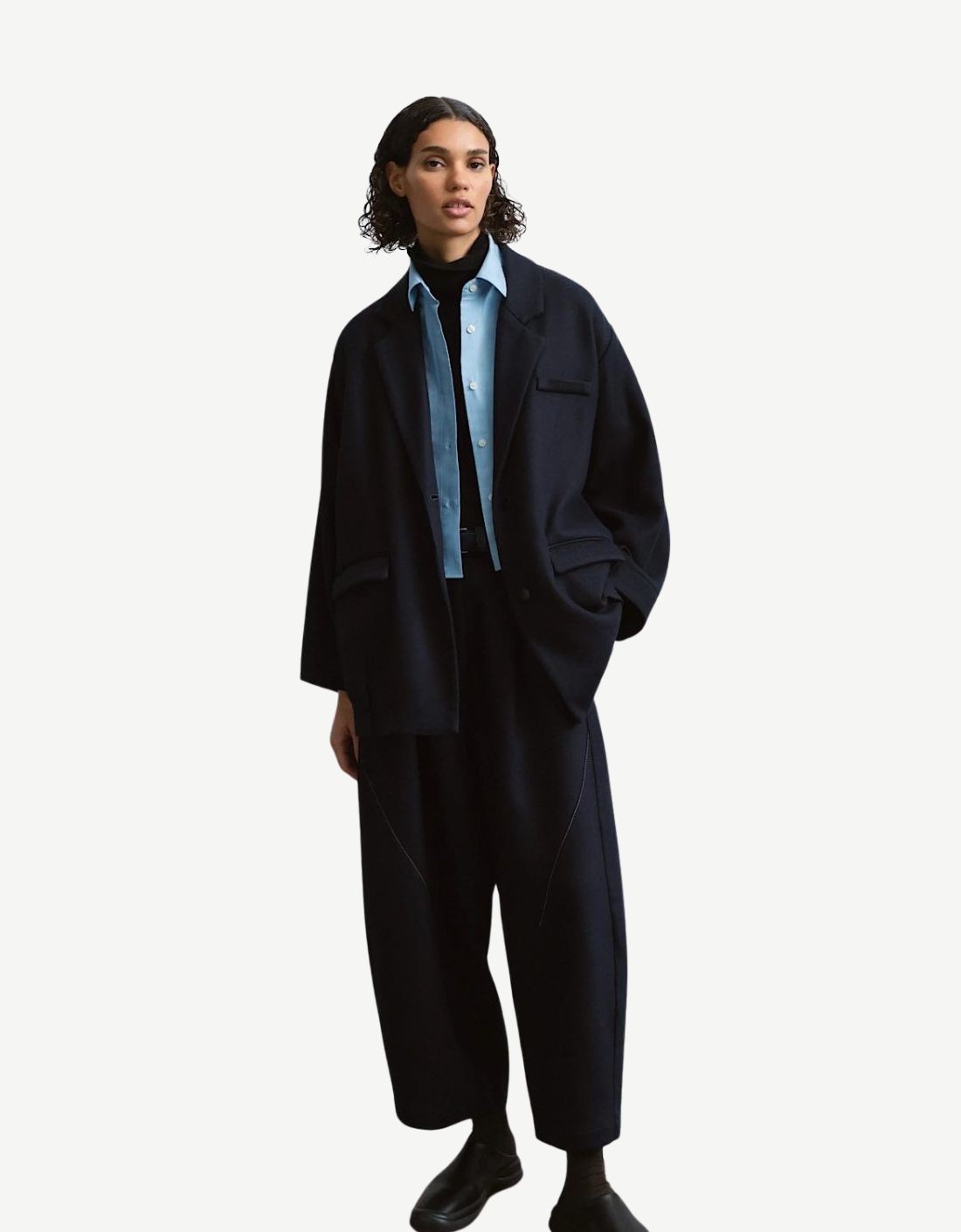 Chaqueta Navy "Wool"