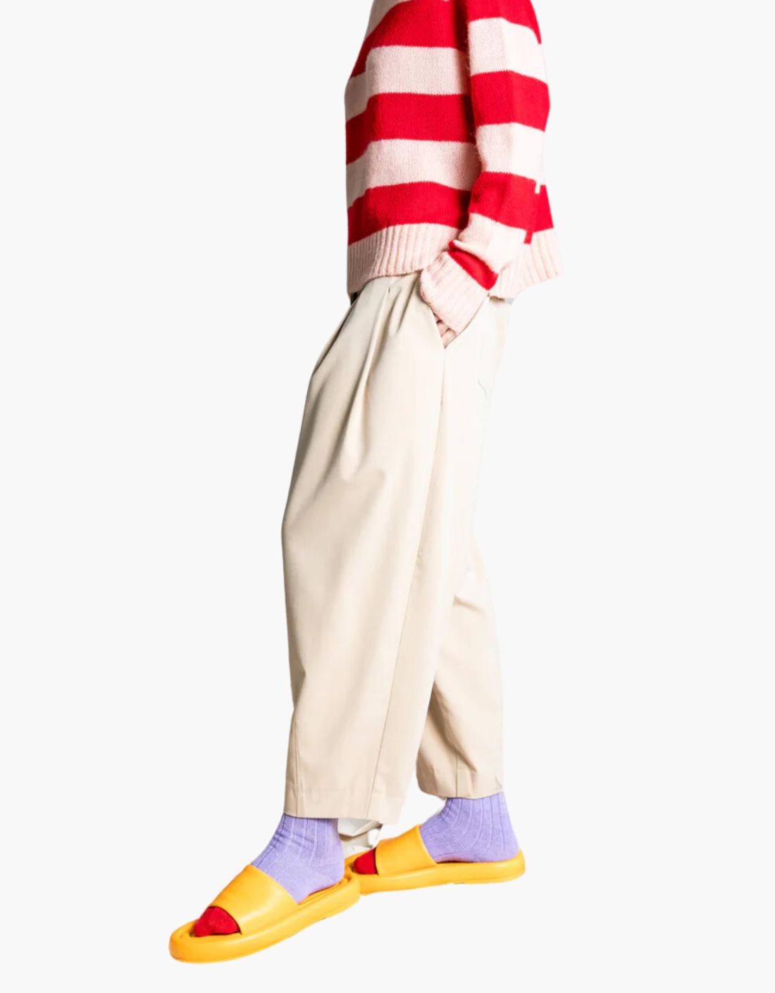 pantalon de costume ample