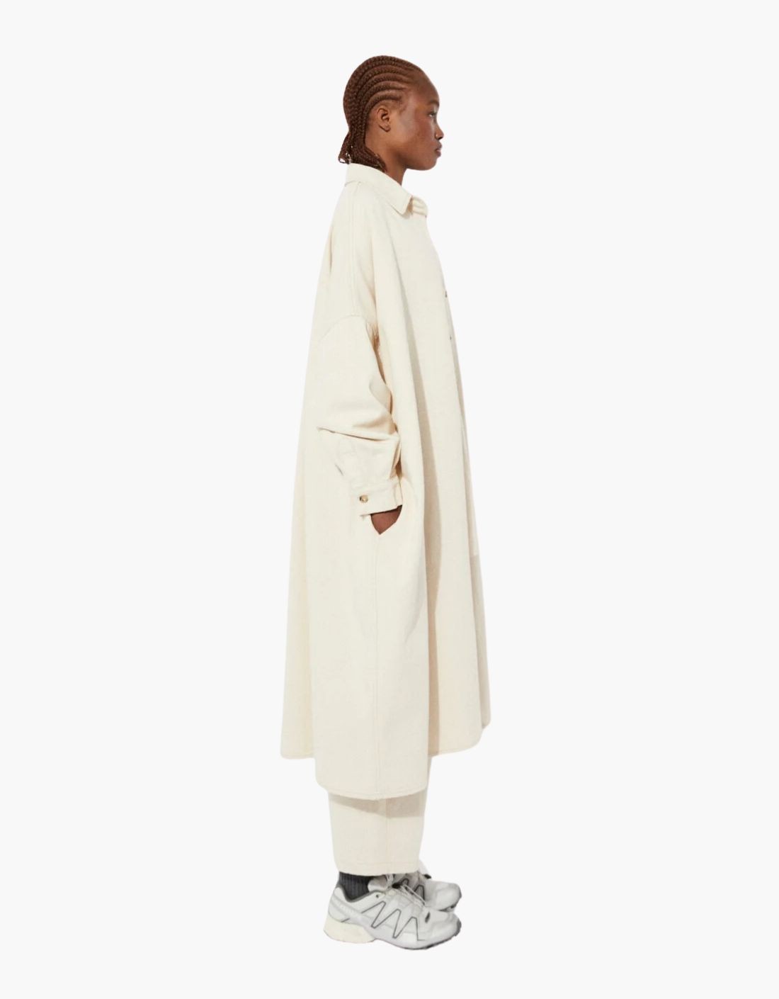 robe/veste en coton oversize