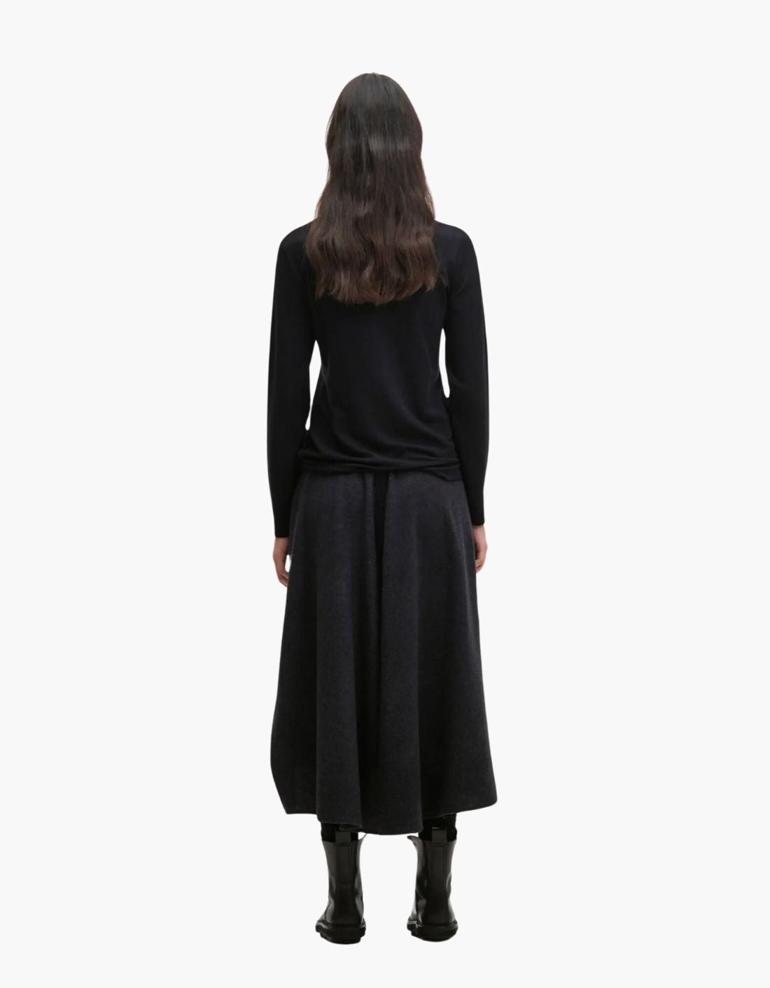 Falda midi "Wok Onda"