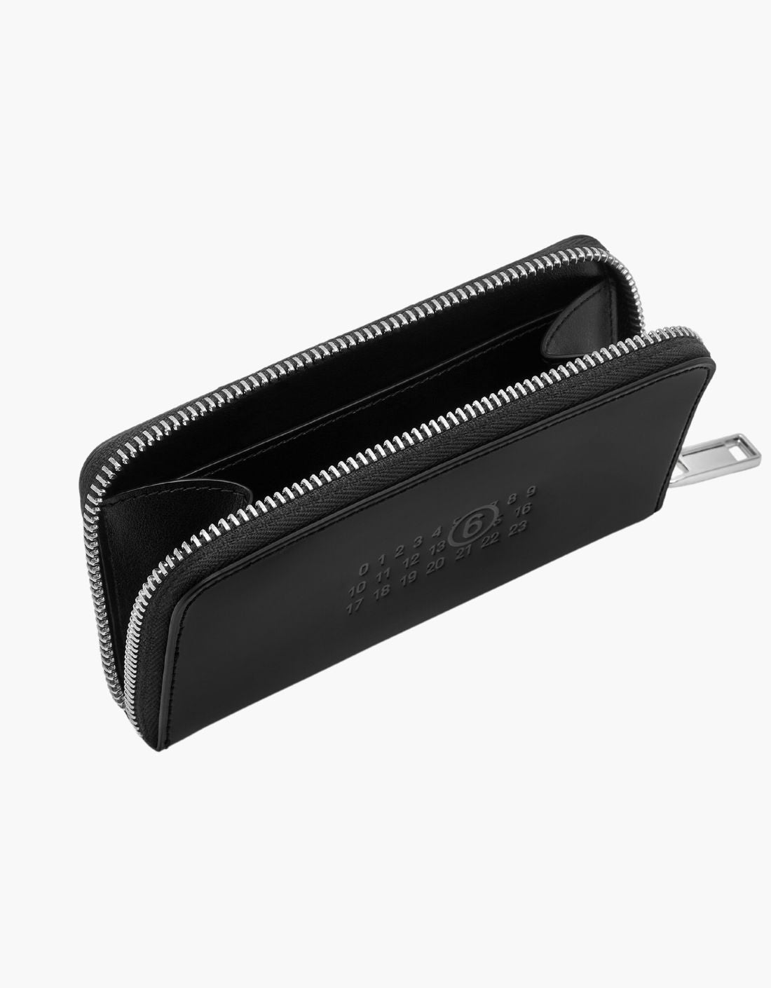Cartera zip puntadas cuero – vista 3
