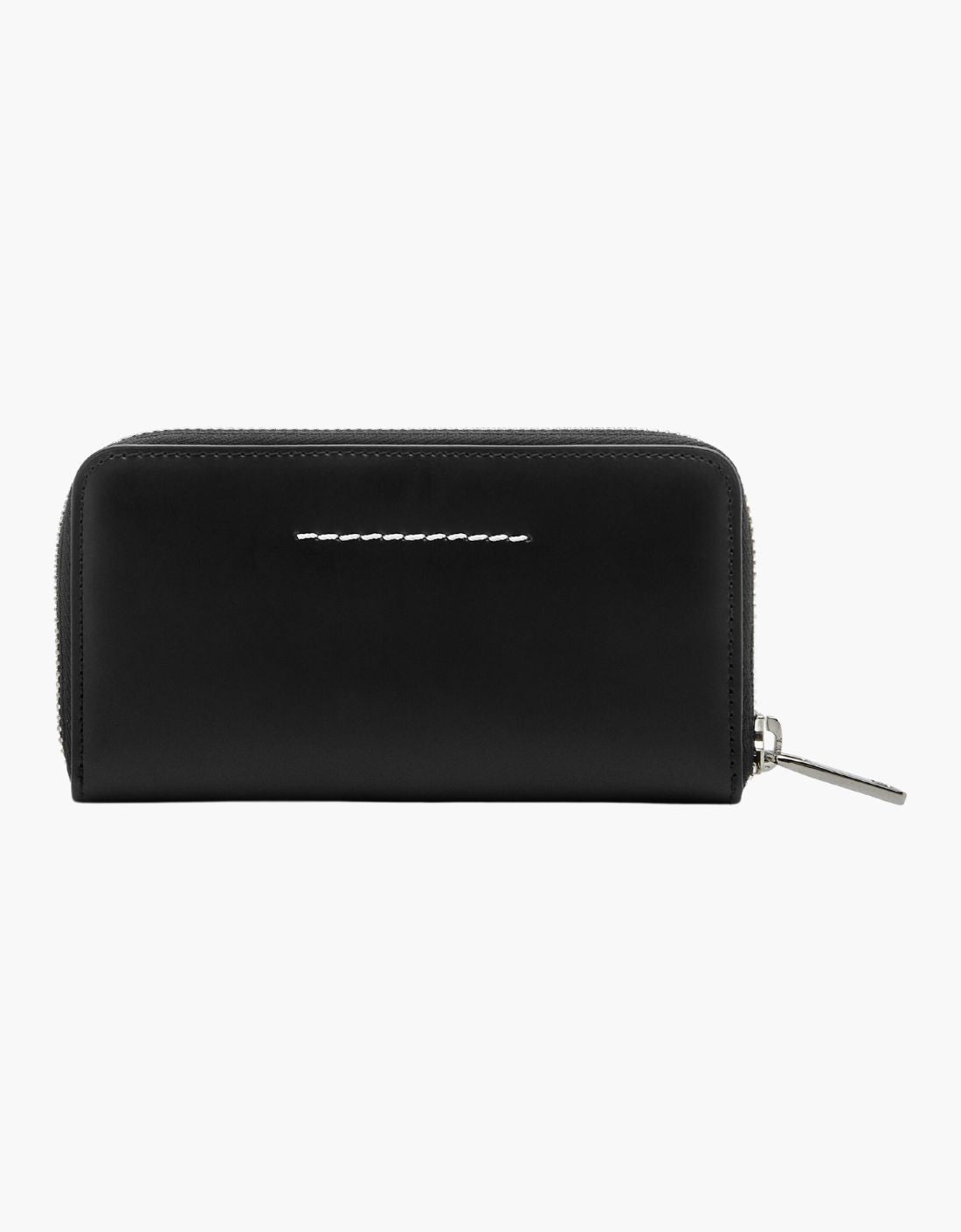 Cartera zip puntadas cuero – vista 4
