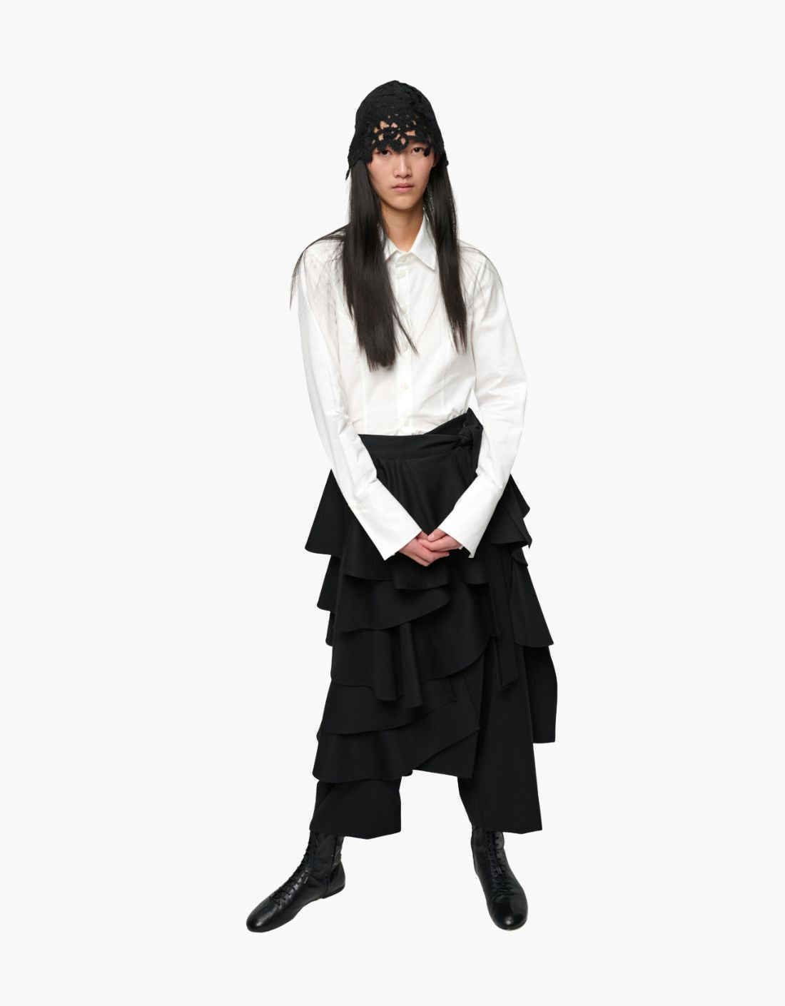 "CAR Sentir" ruffled skirt