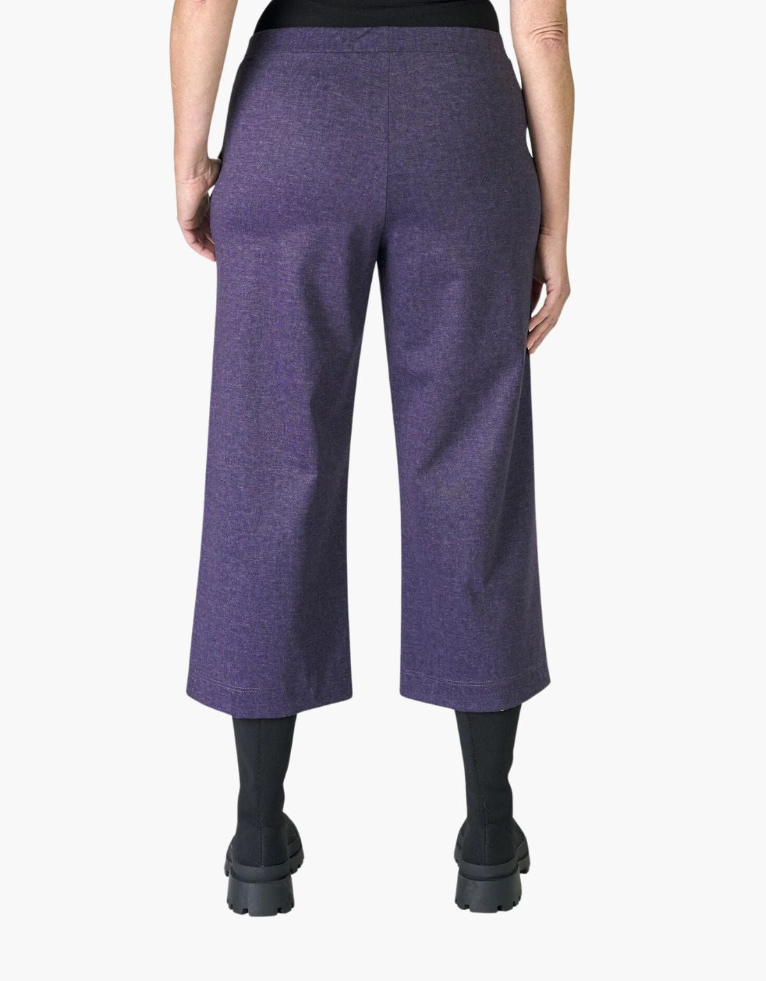 Pantalon Capri « Aubergine »