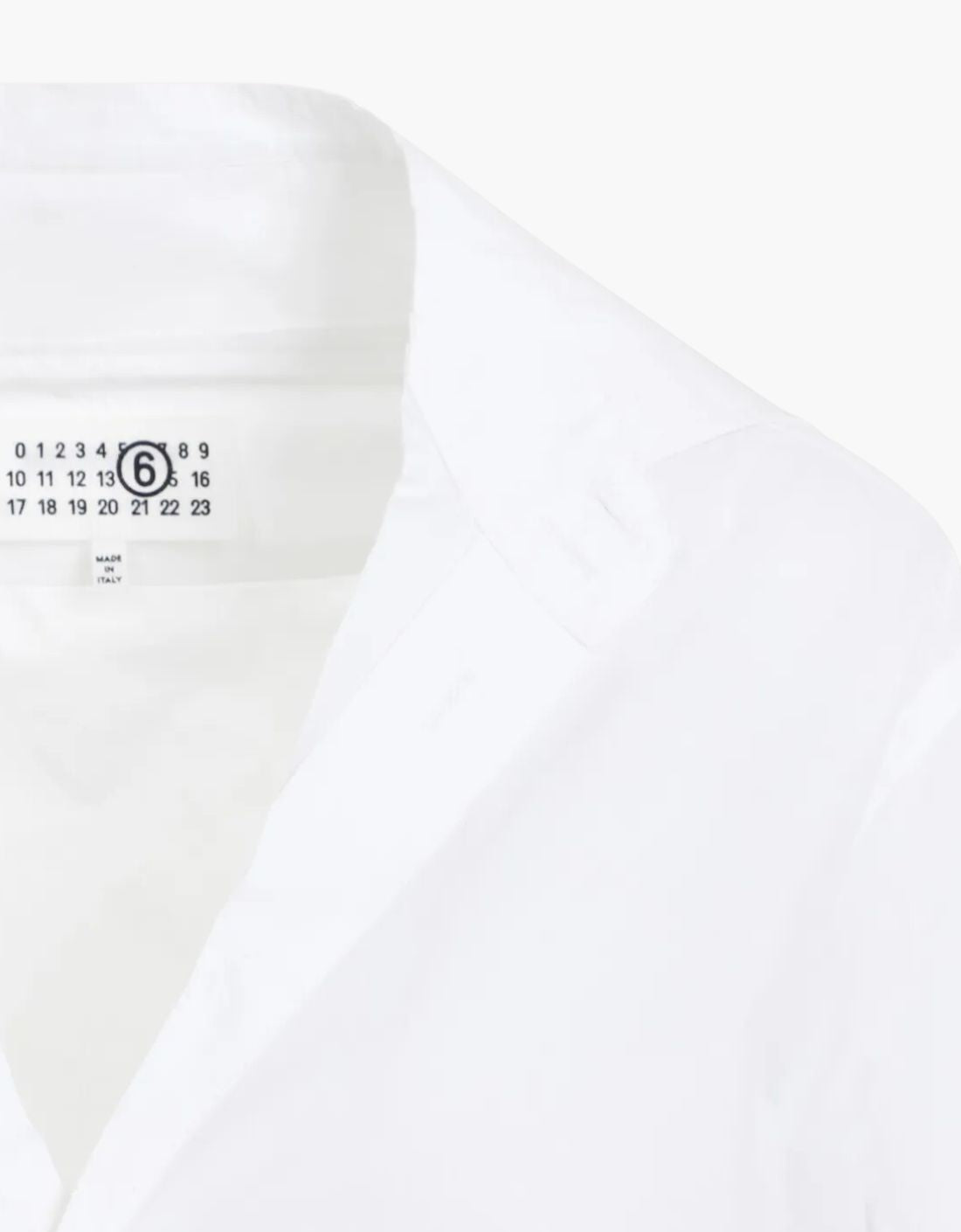 Camisa Popelin cuello cosido - MM6