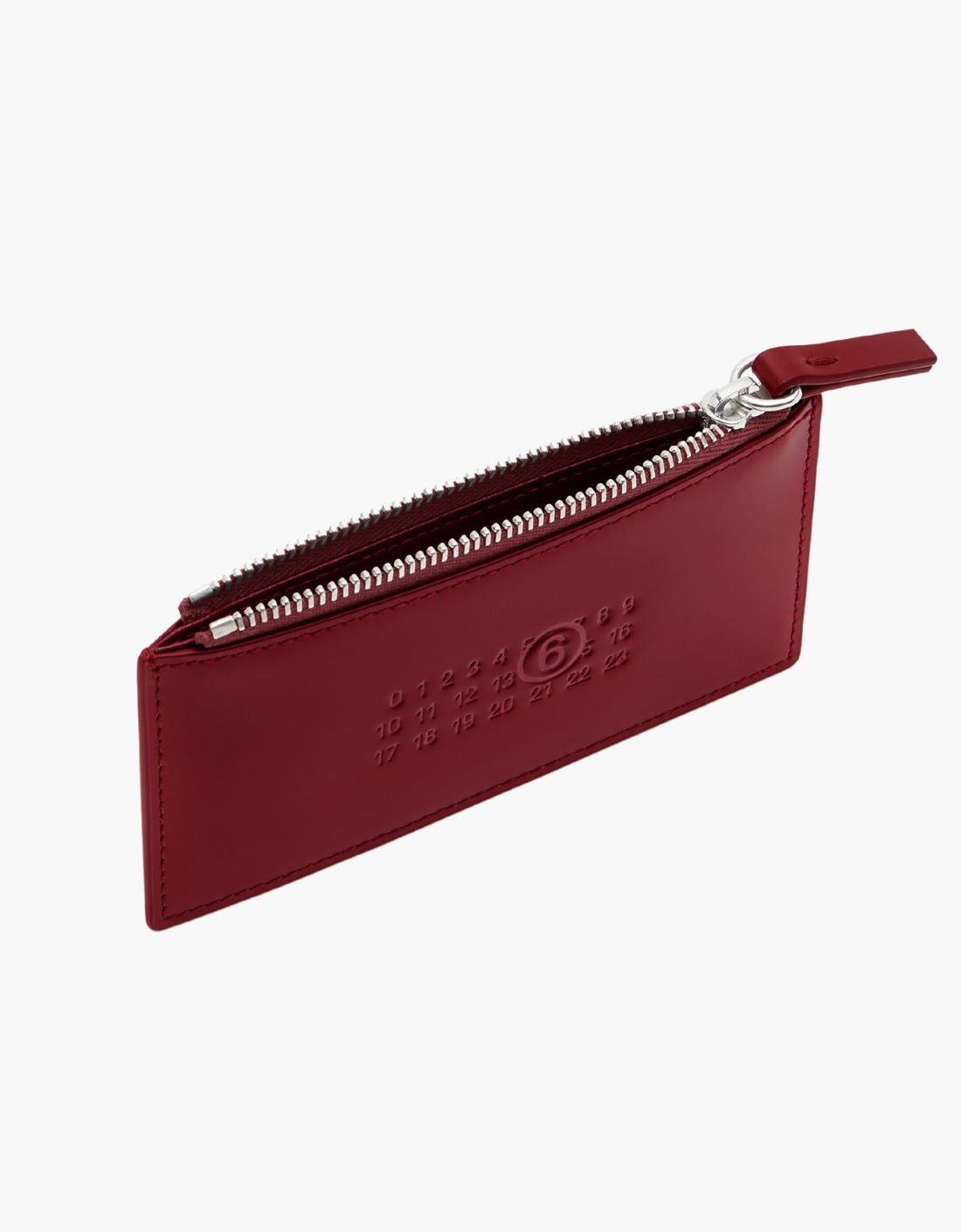Tarjetero con cremallera numeric Granate MM6 - SA5UI0011