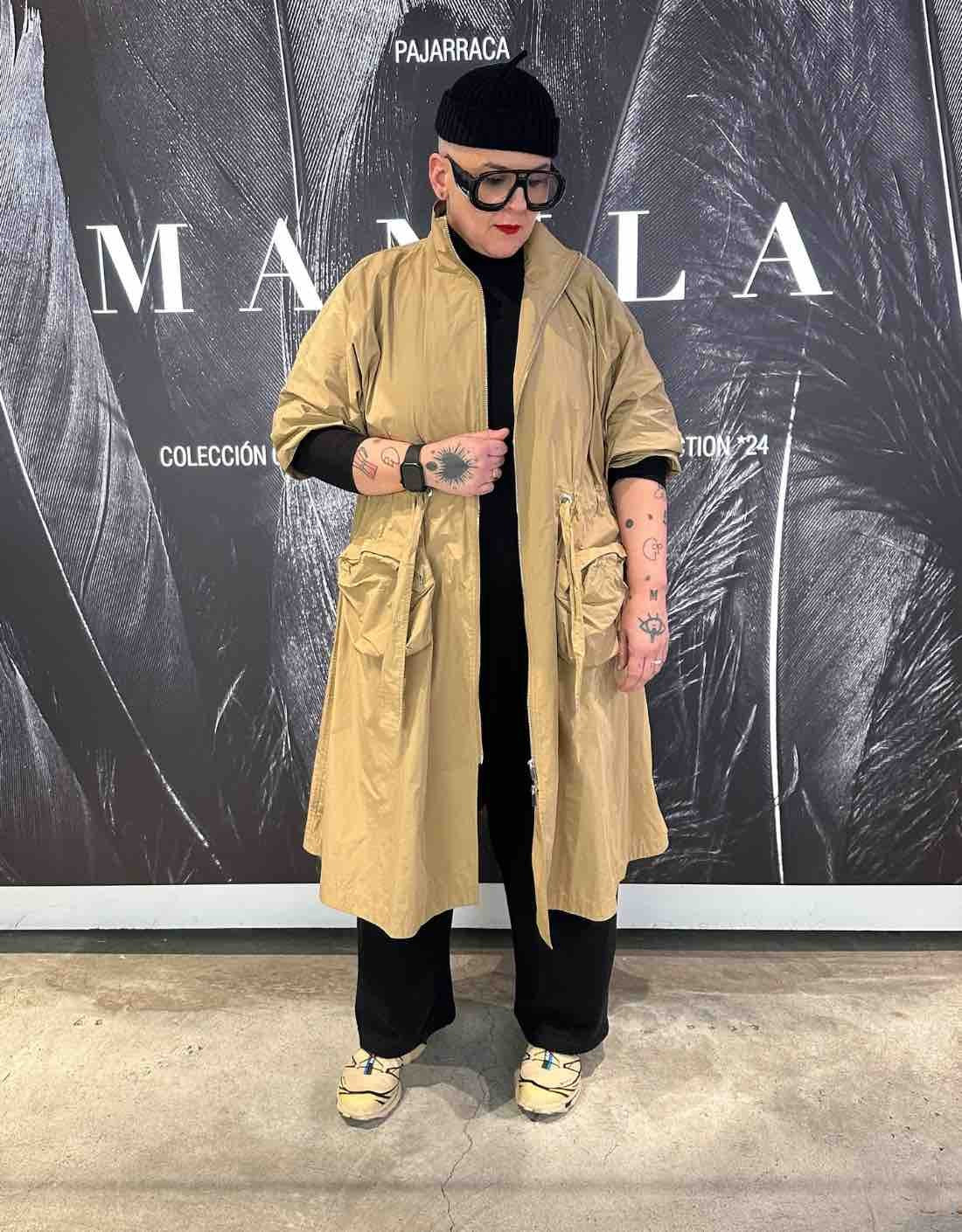 Chaqueta trench "Class Camel"