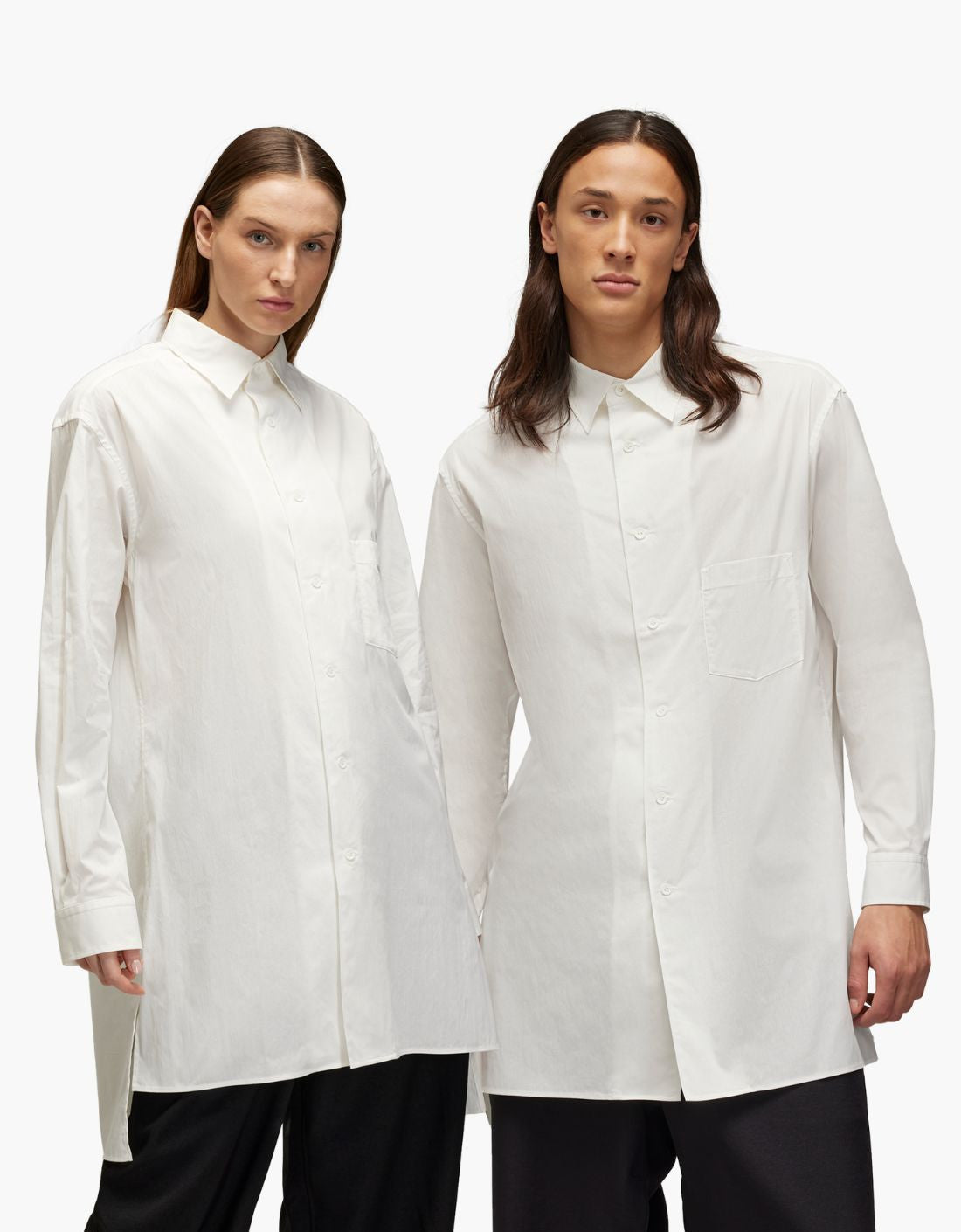 Camisa back print "Crossed" Y-3 White