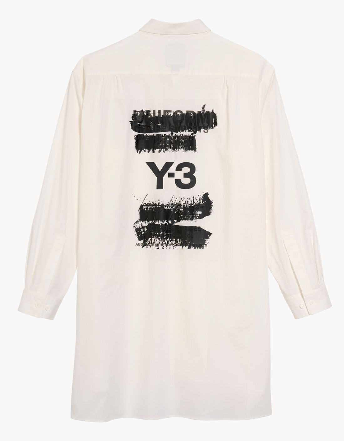 Camisa back print "Crossed" Y-3 White