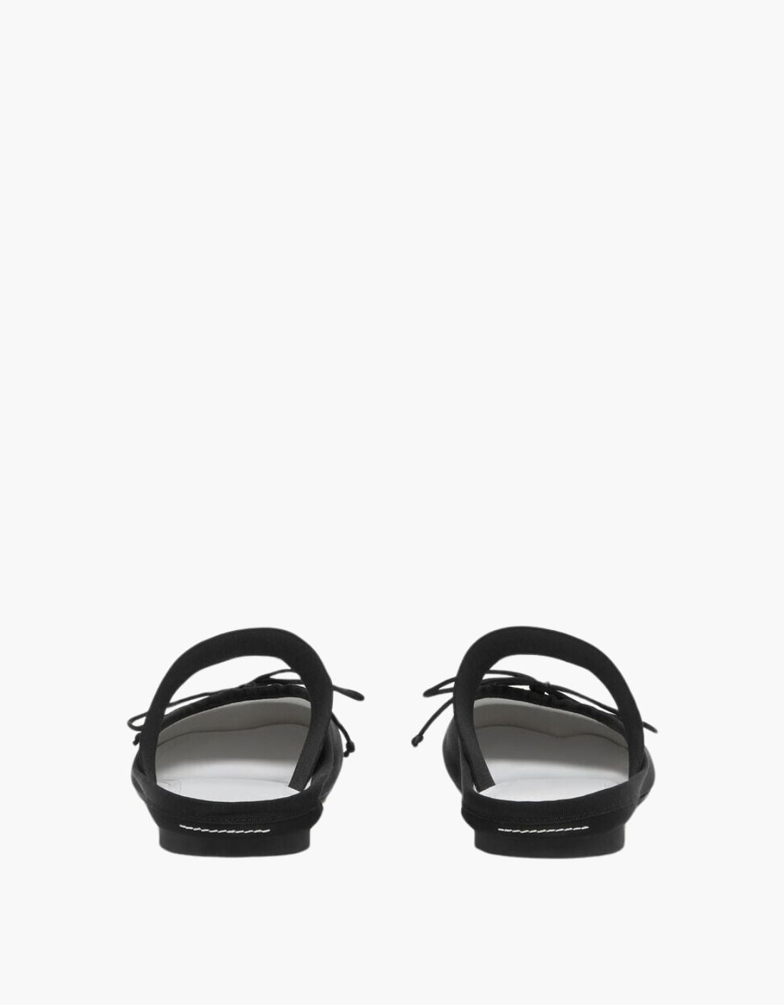 Anatomic Ballerina Mule Satin - MM6 BLACK