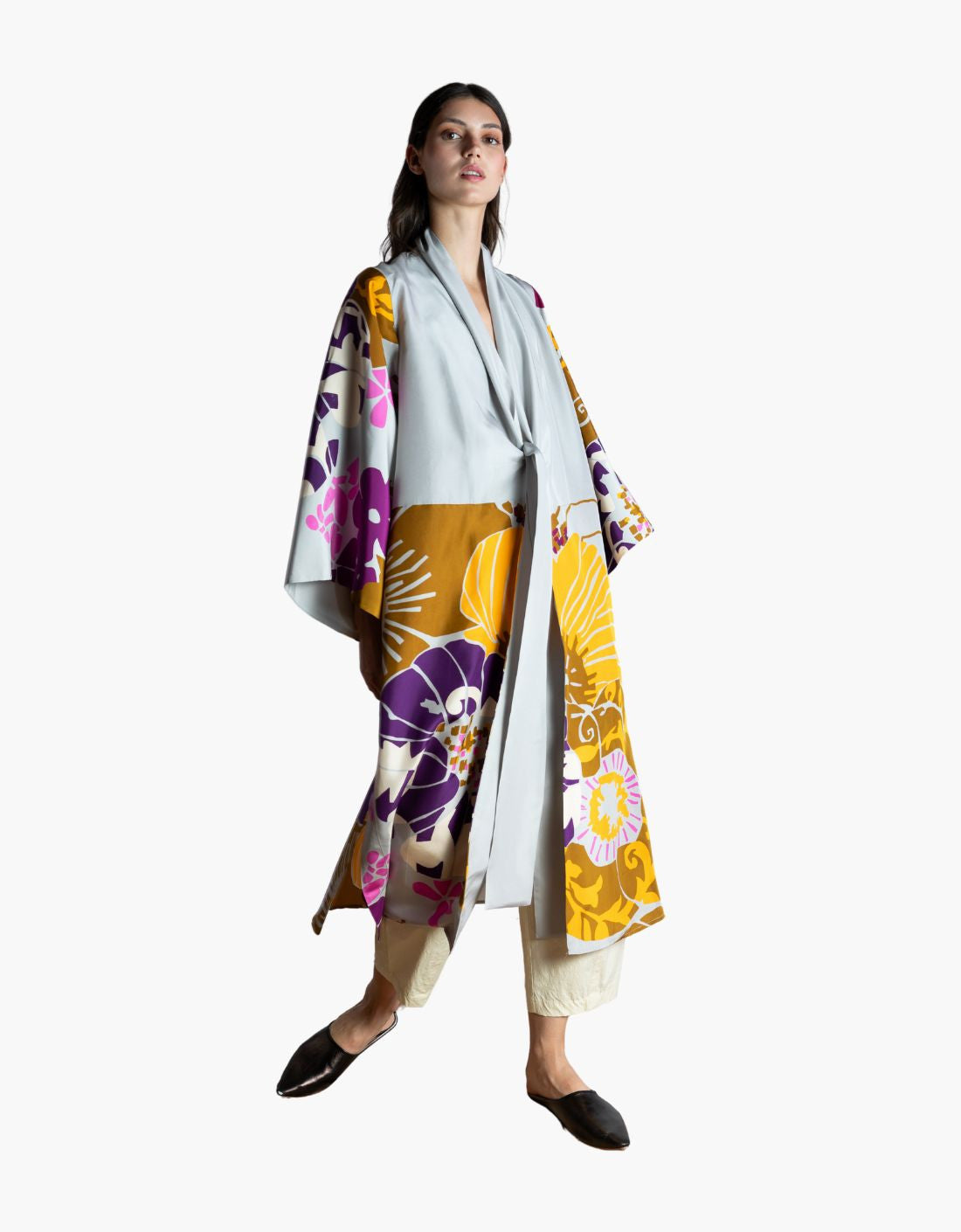 Kimono fluido "Oyster"