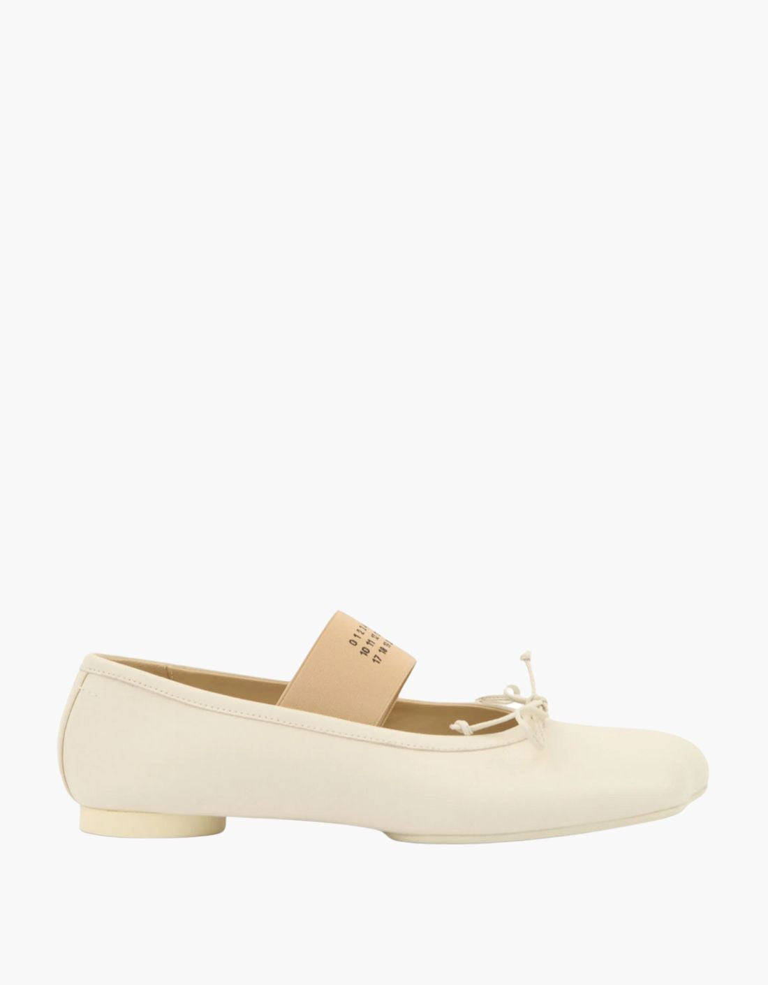 Bailarina Anatomic cuero - MM6 CREMA – vista principal