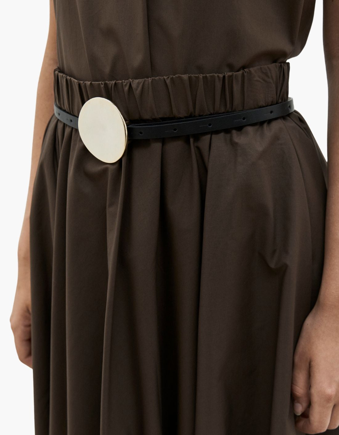 Cinturón con hebilla redonda "Camila"