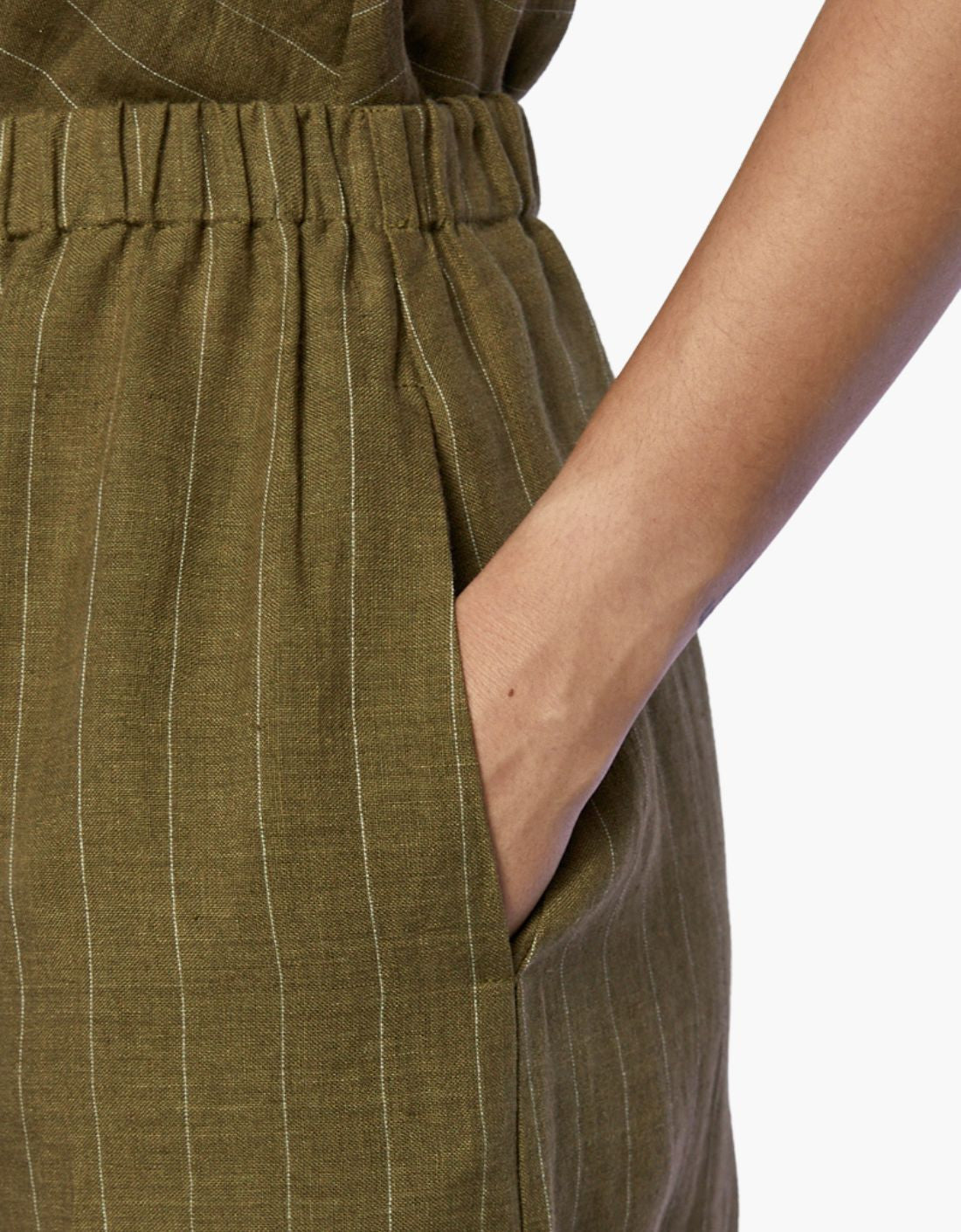 Pantalon "Margeritha" - Cintura elástica – vista 4