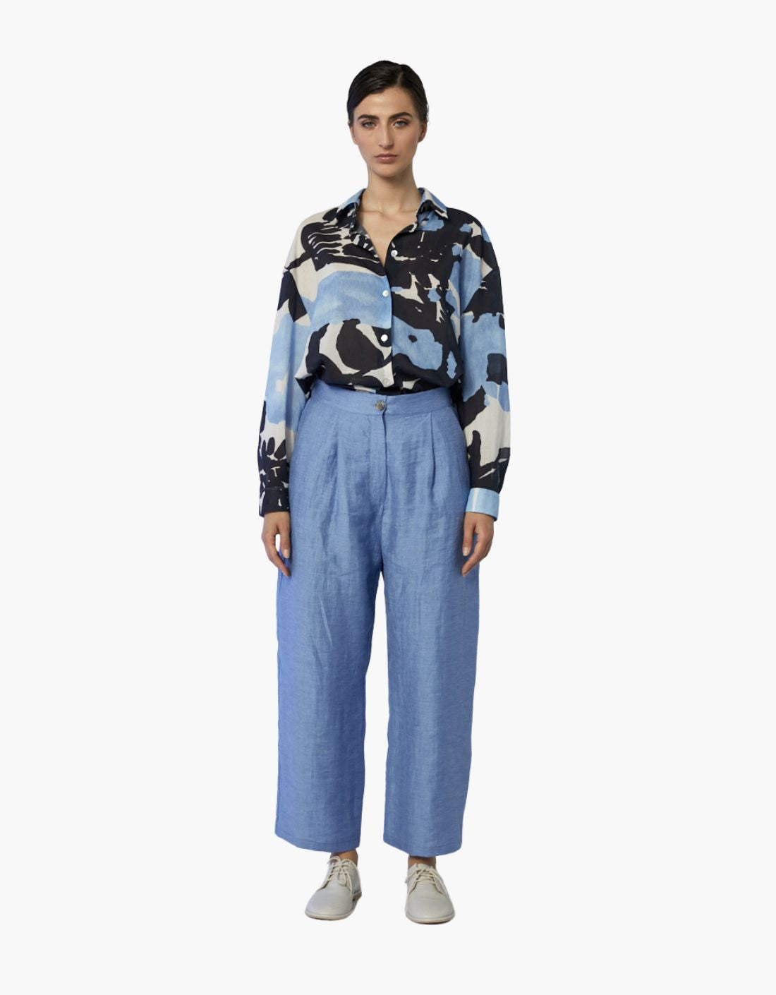 Pantalón con pinzas "Mimosa"