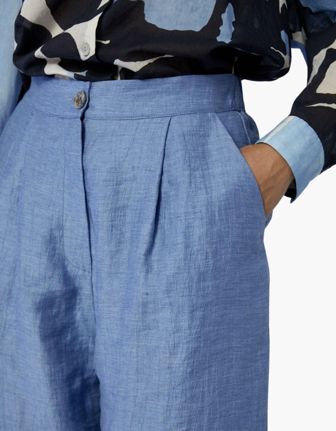 Pantalón con pinzas "Mimosa"