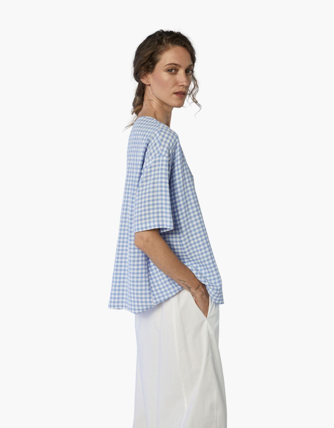 Blouse Vichy oversize