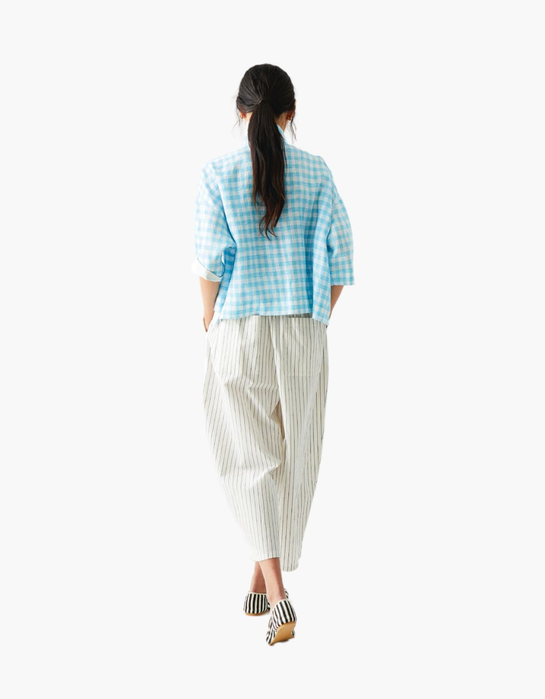 "Sia" double pleat trousers
