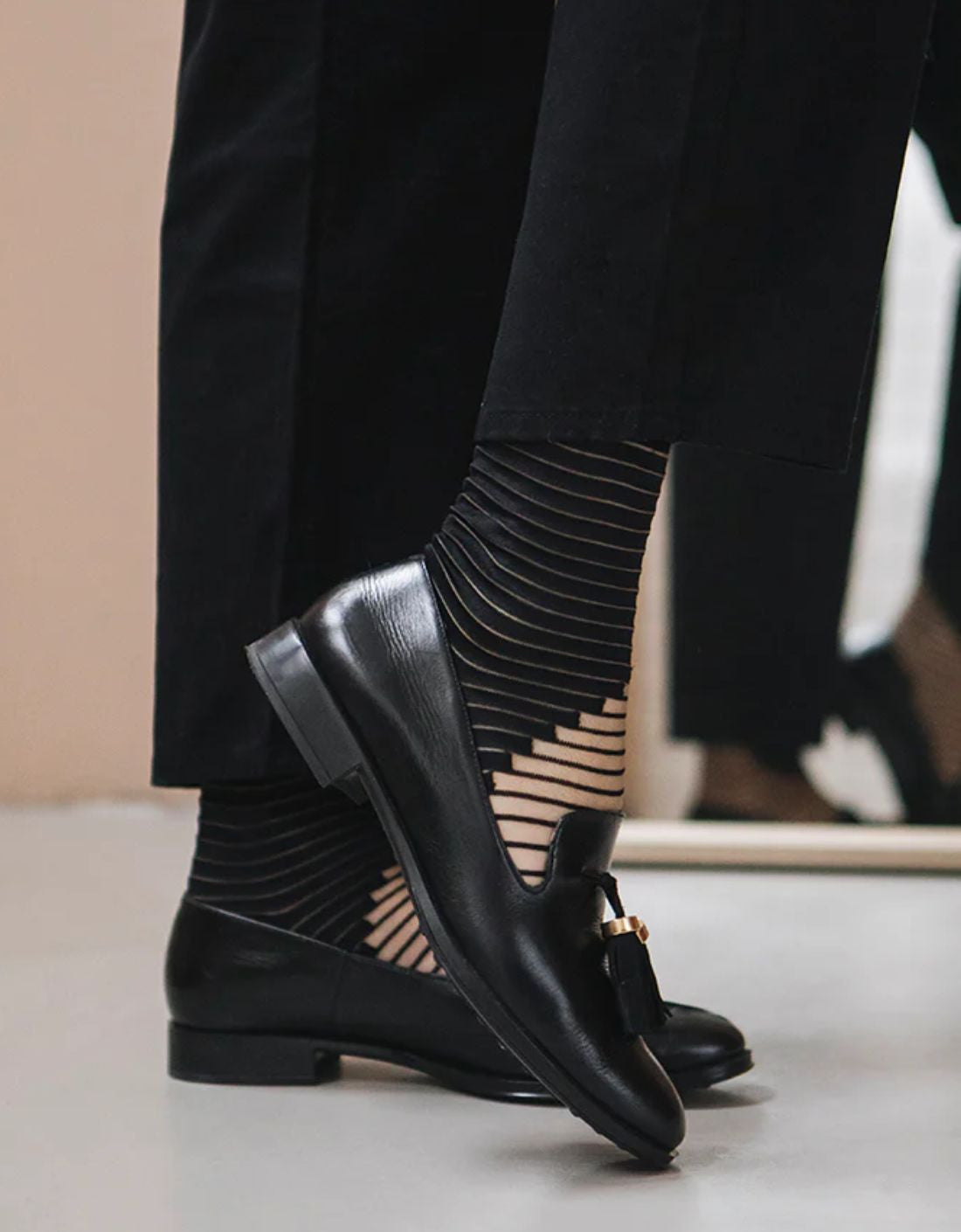 Calcetines "Shibuya" - Black – vista 2