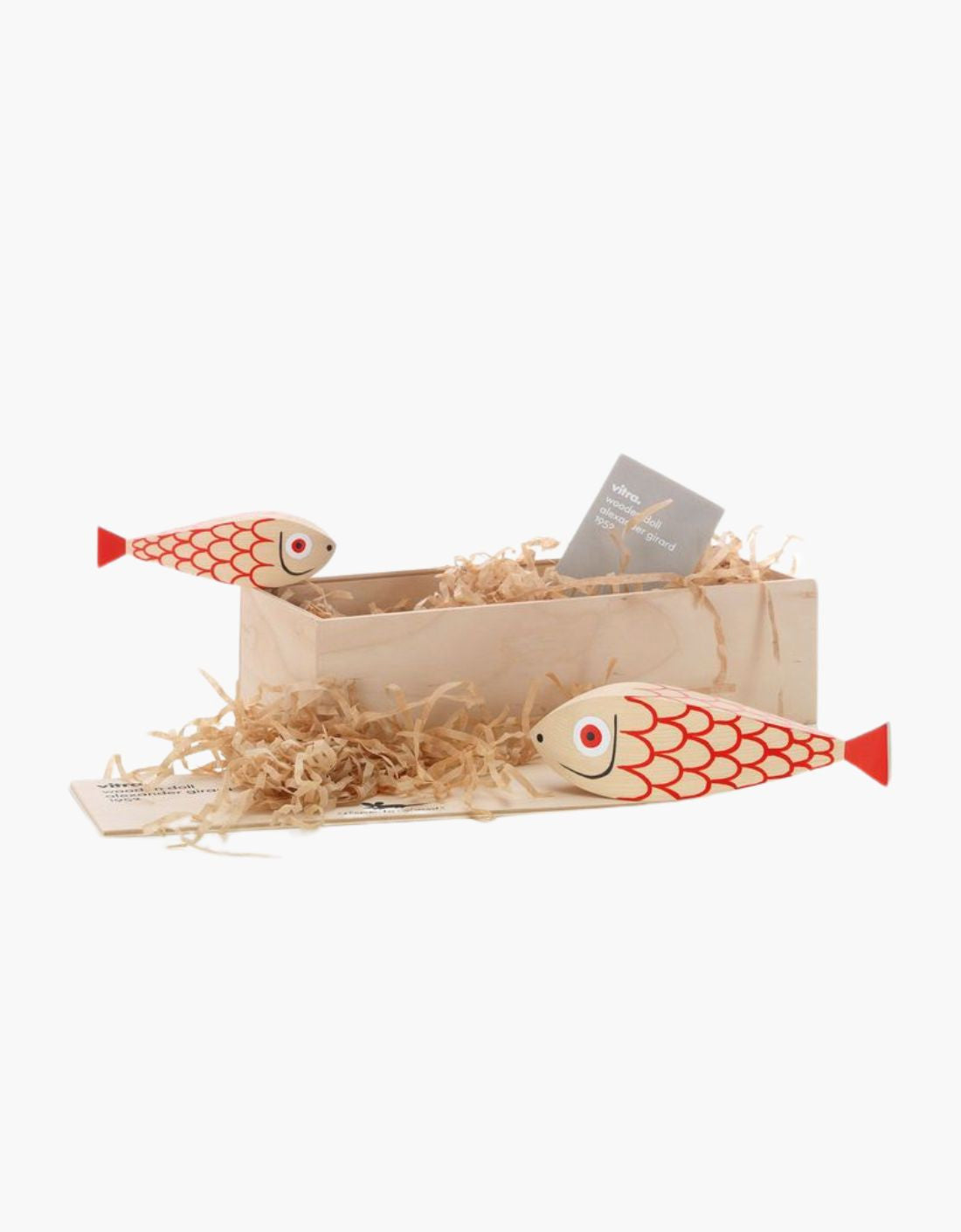 Poupées en bois « Mère Poisson et Enfant »
