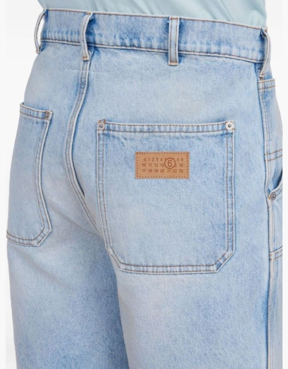 Bermuda denim bolsillos MM6 – vista 3