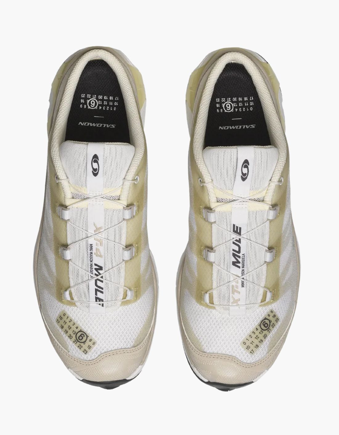 Salomon x MM6 Margiela - Mule XT4  (White / Green Haze / Silver Cloud)